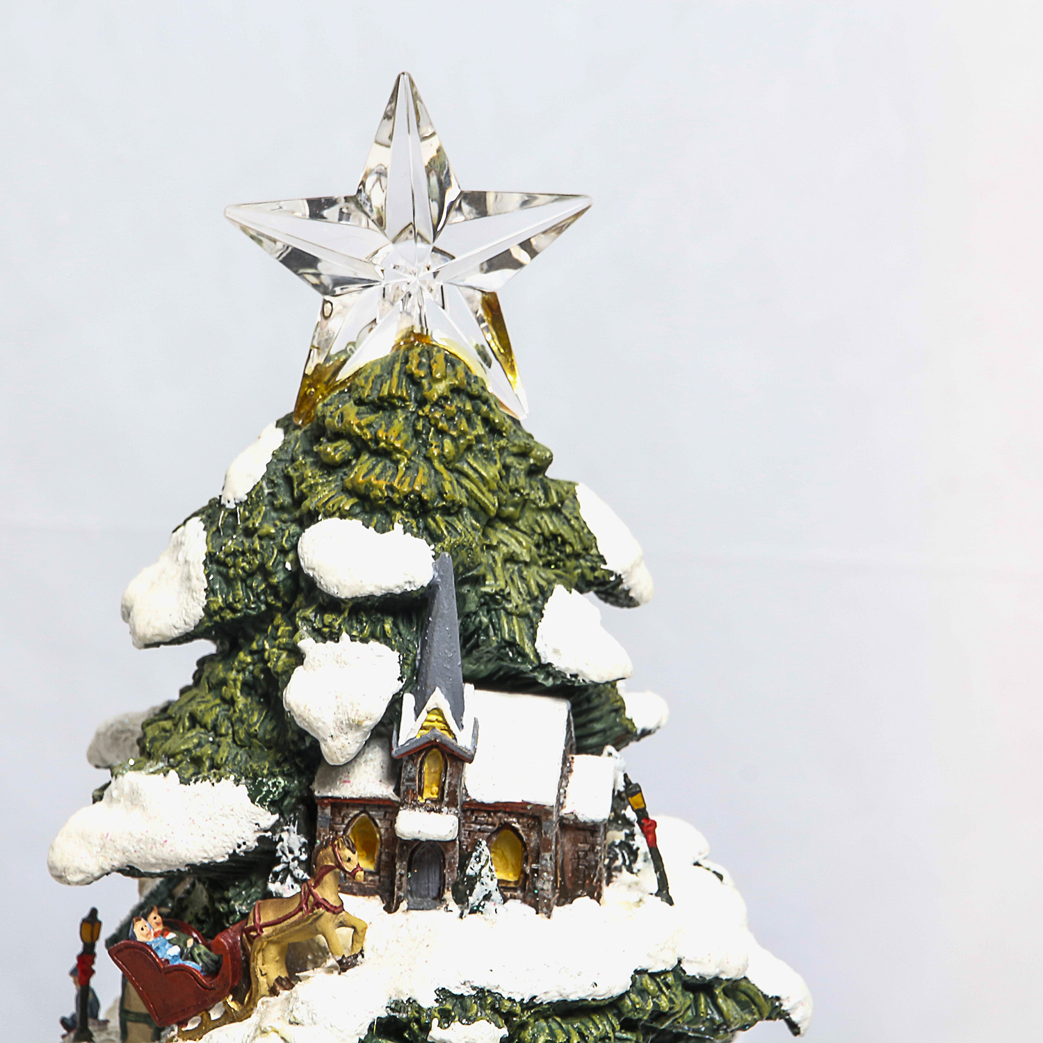 Thomas Kinkade Village Christmas Tree 