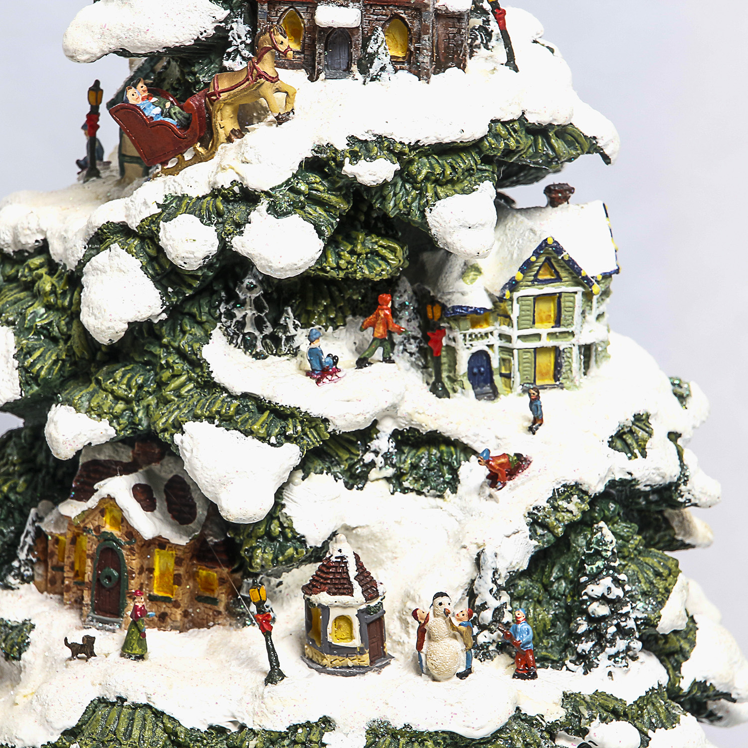Thomas Kinkade Village Christmas Tree 