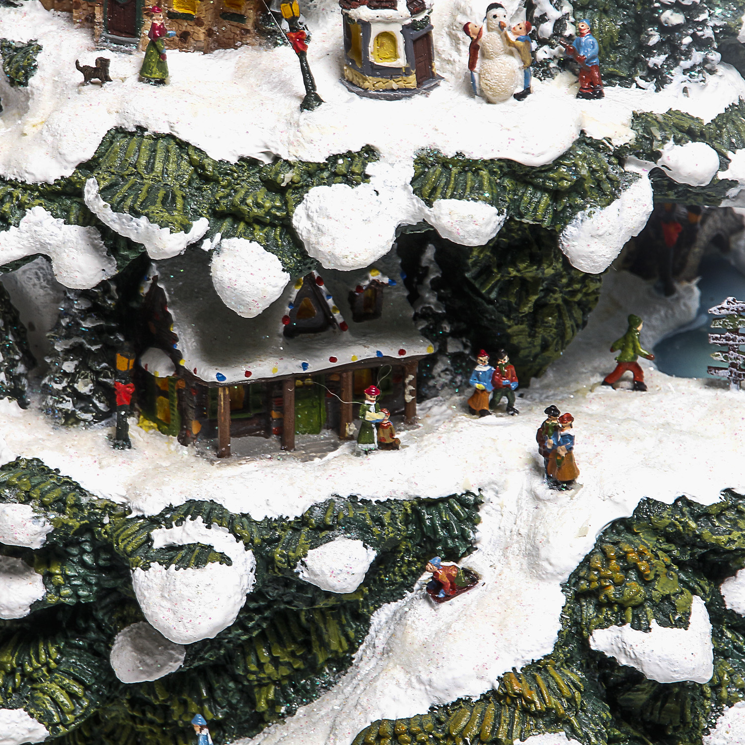 Thomas Kinkade Village Christmas Tree 