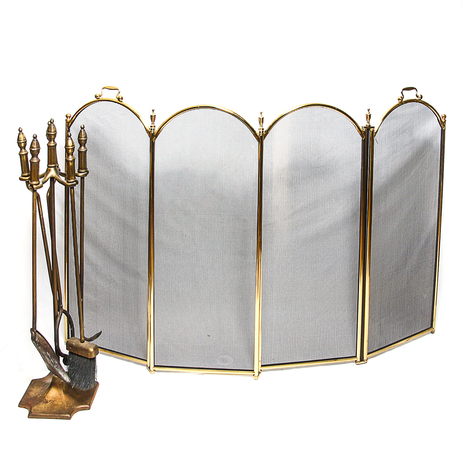 Fireplace Tools and Screen EBTH