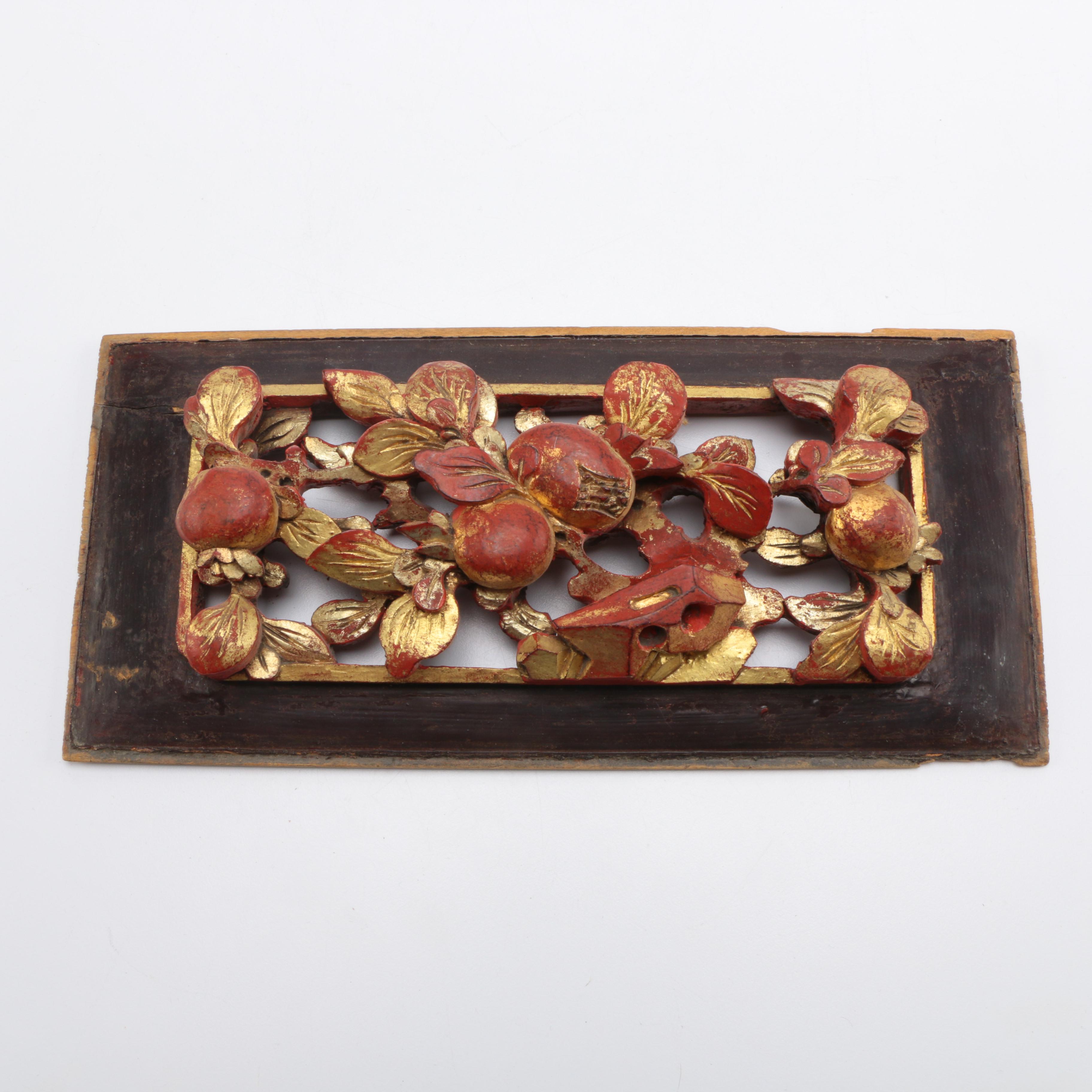 Chinese Carved Wall Hangings EBTH