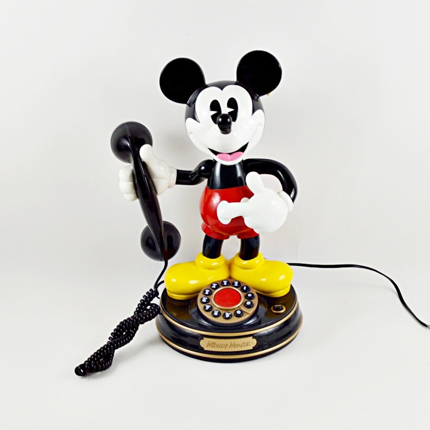Vintage Mickey Mouse Telephone Ebth