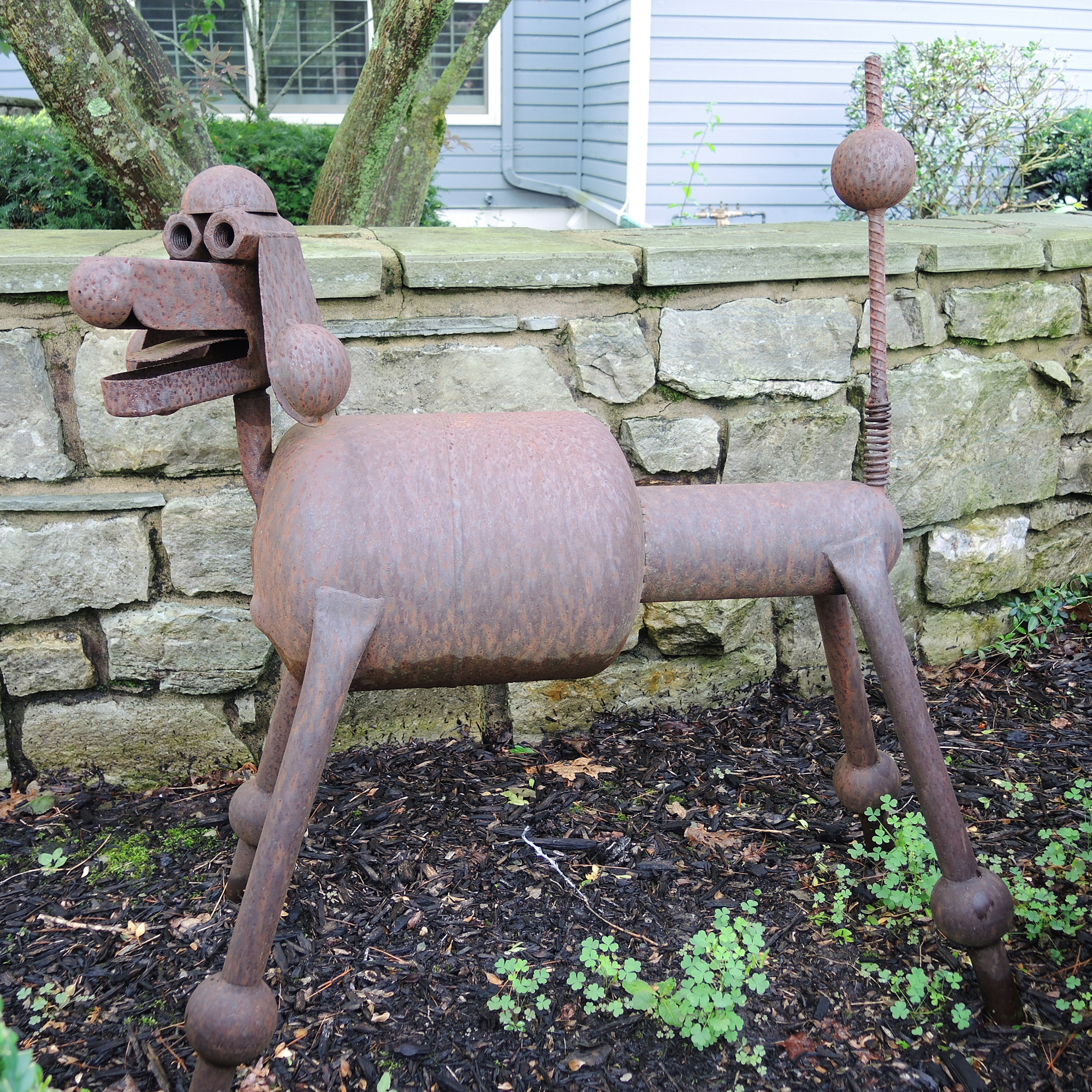 Metal Poodle Sculpture EBTH
