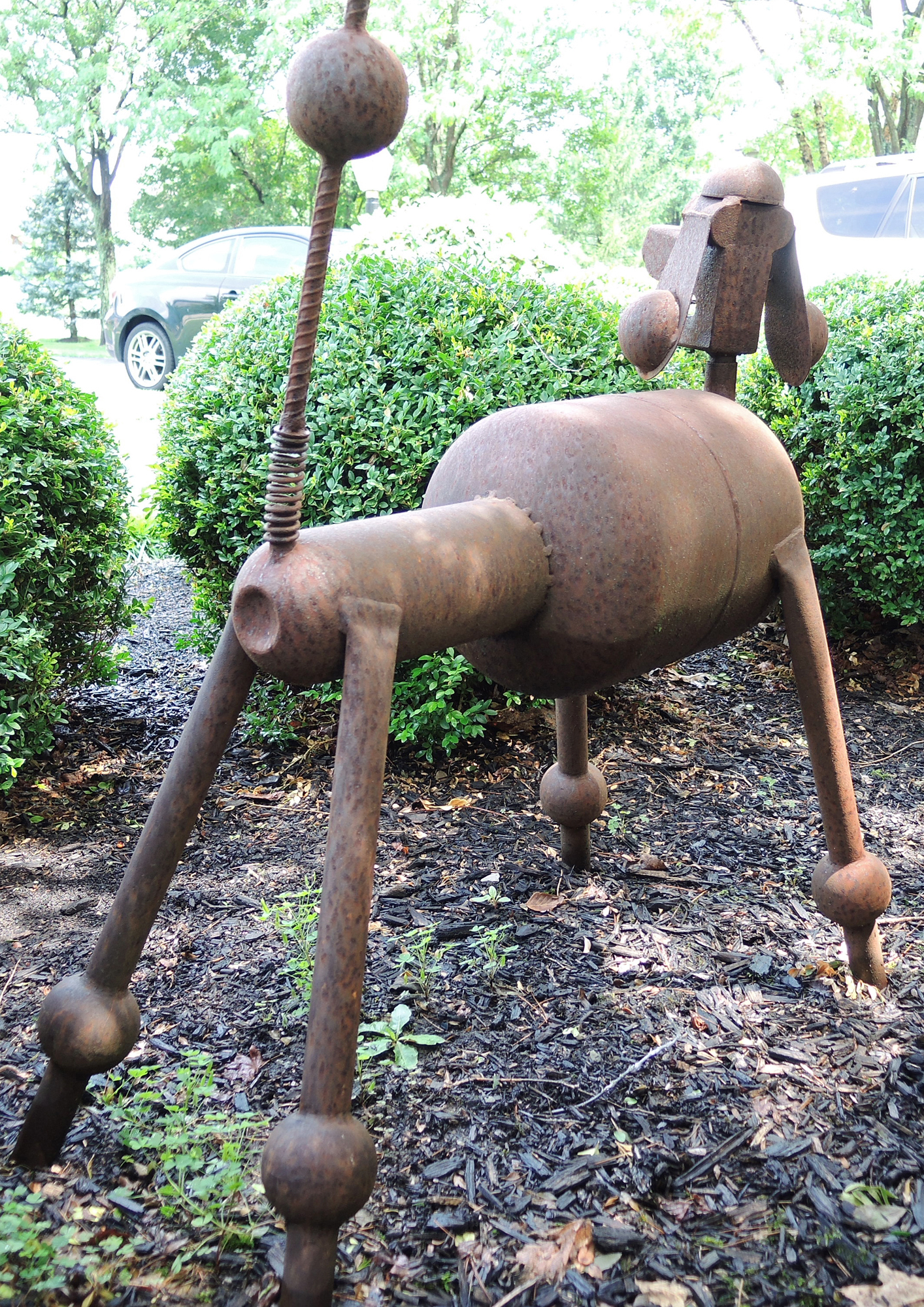 Metal Poodle Sculpture EBTH