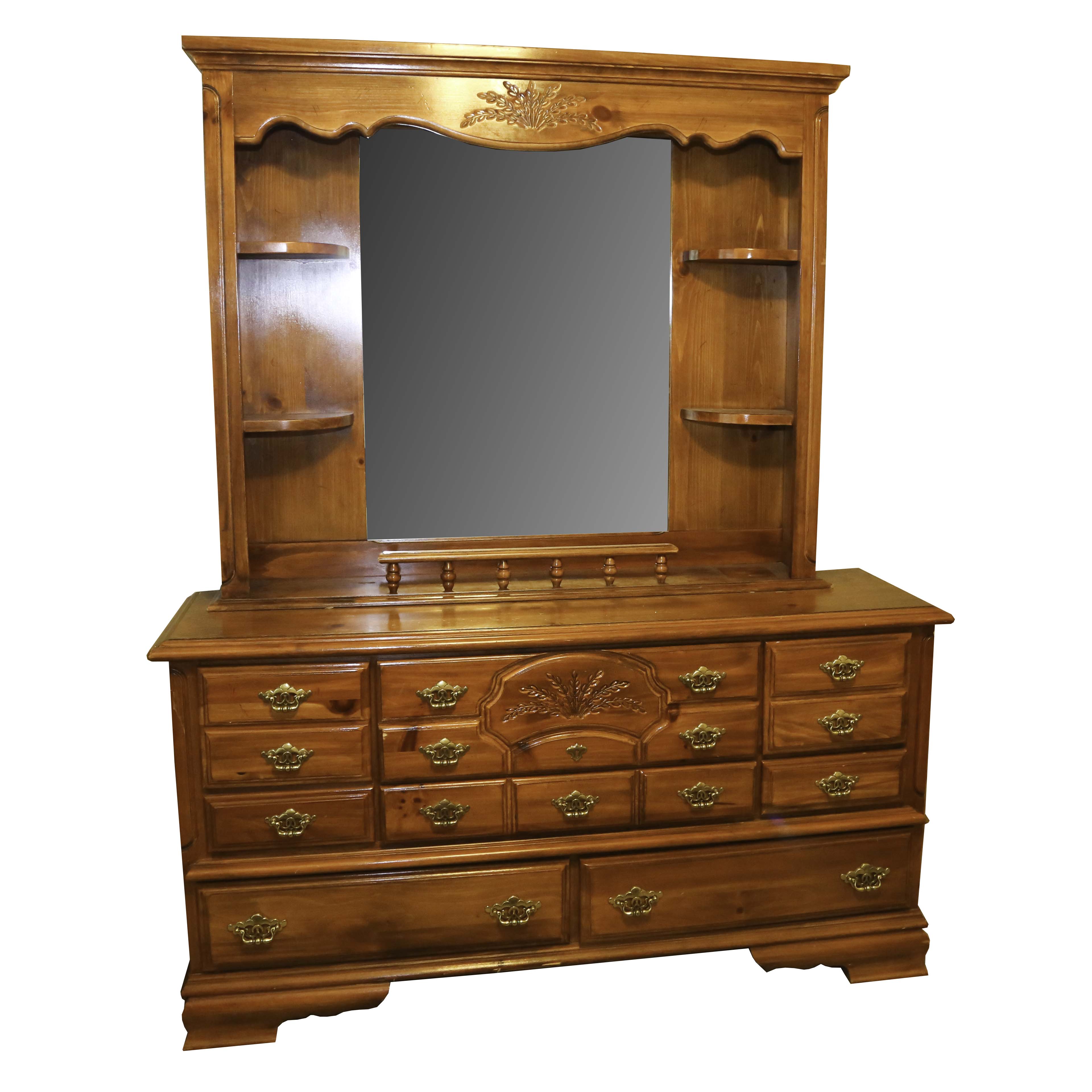 Webb Furniture Dresser With Mirror Ebth