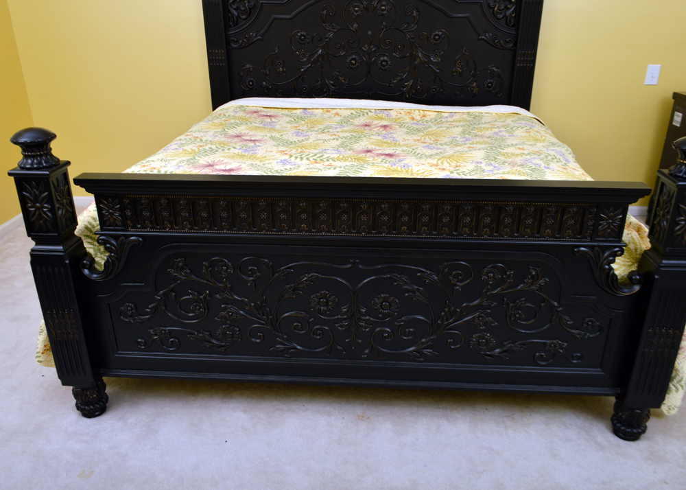Ornate King Size Bed Frame EBTH