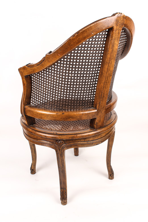 Vintage Cane Club Chair EBTH