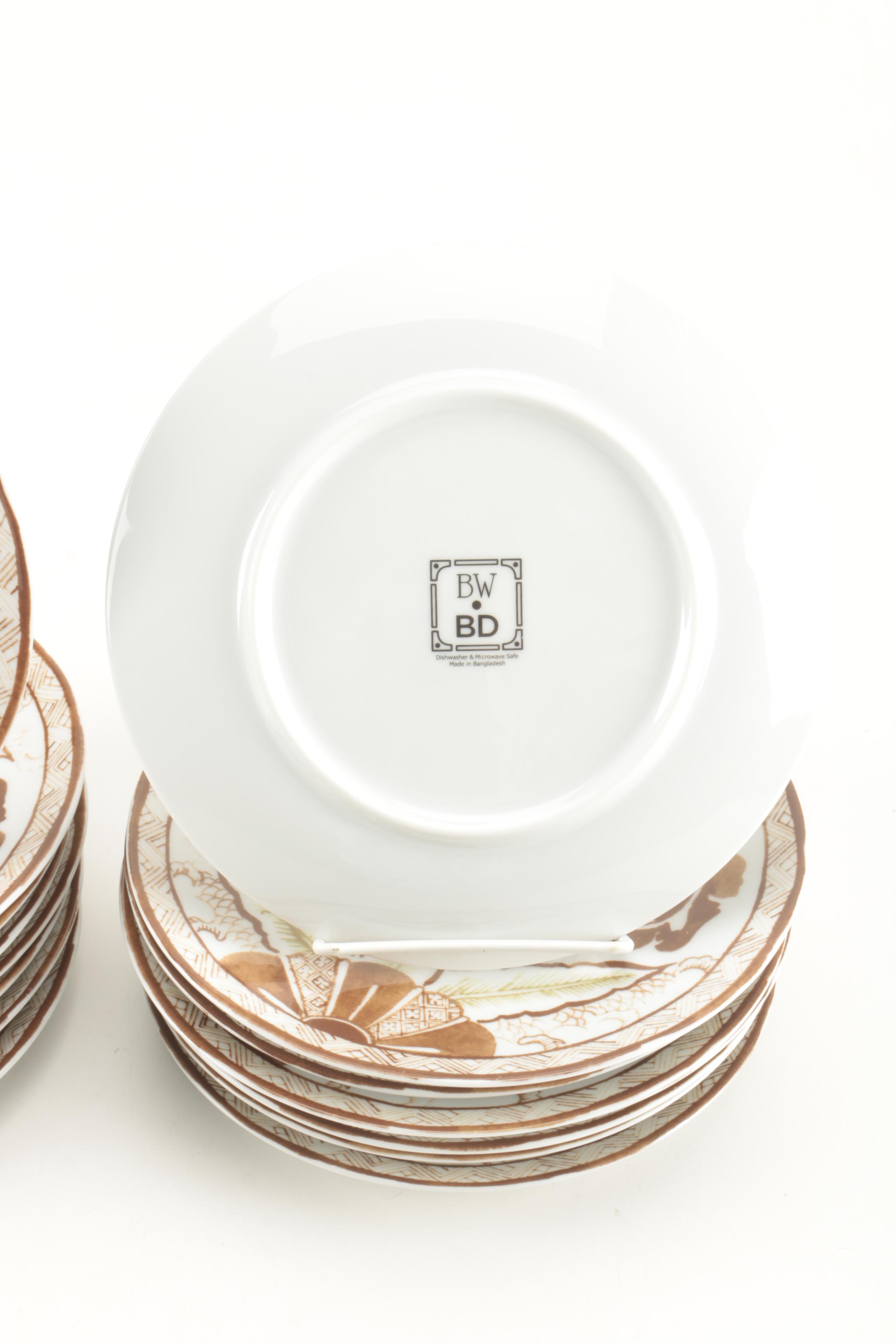 BWBD Bangladesh Porcelain Decorative Plates EBTH