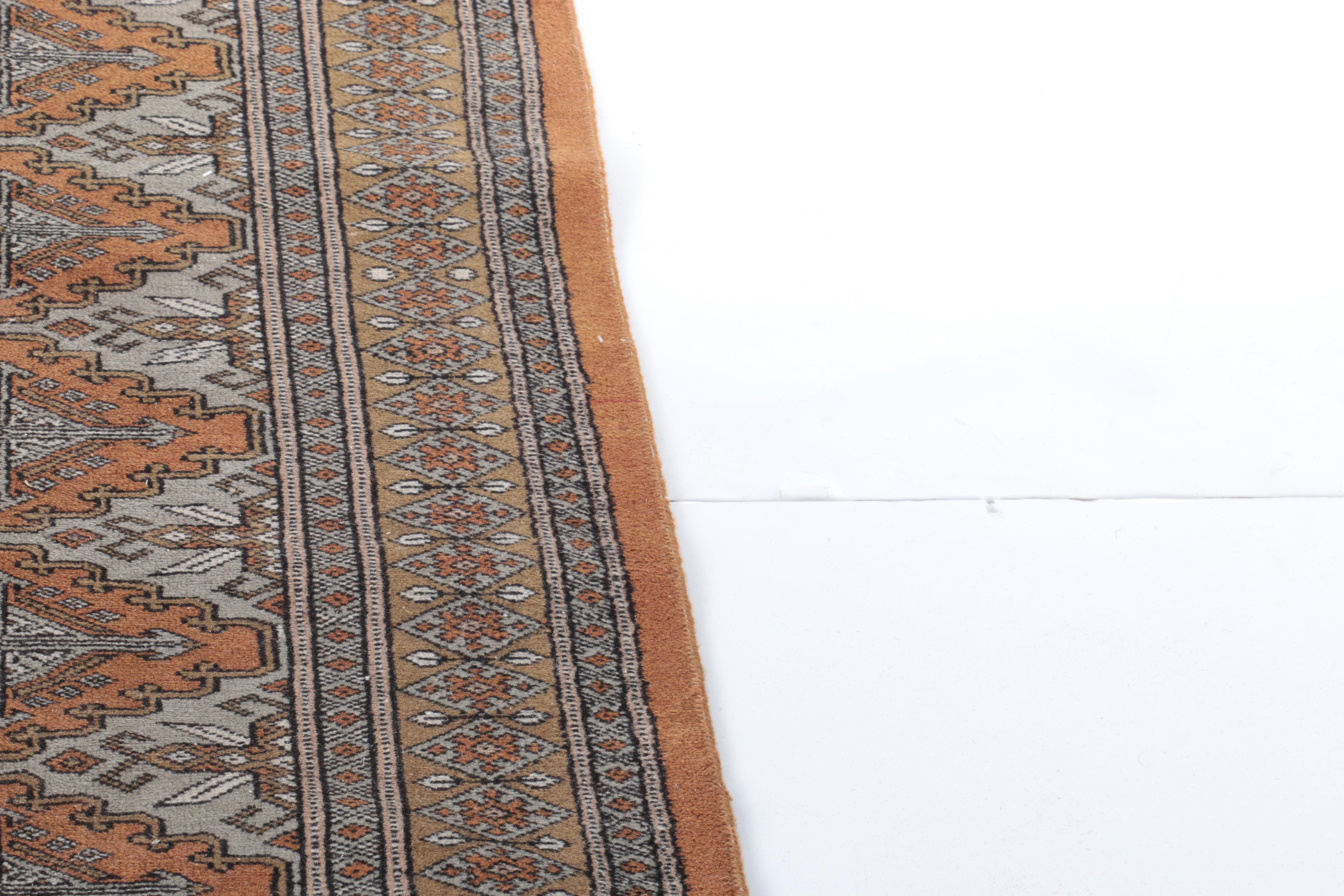 HandKnotted Bokhara Area Rug EBTH