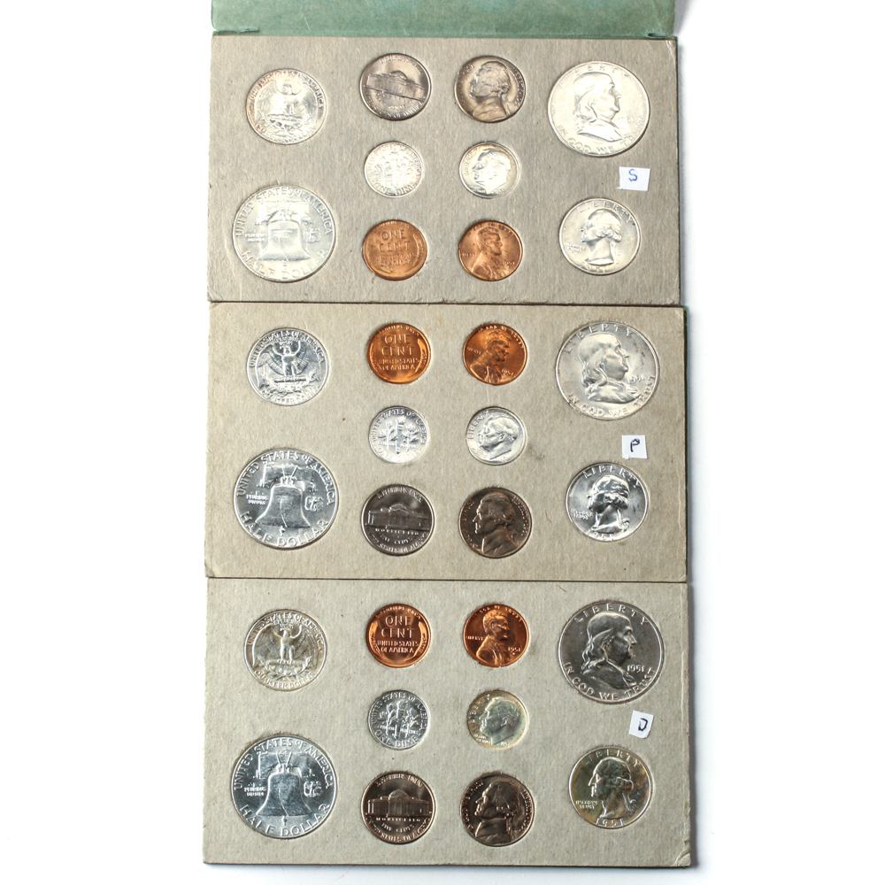 1951 Uncirculated Coin Set From the United States Mint EBTH