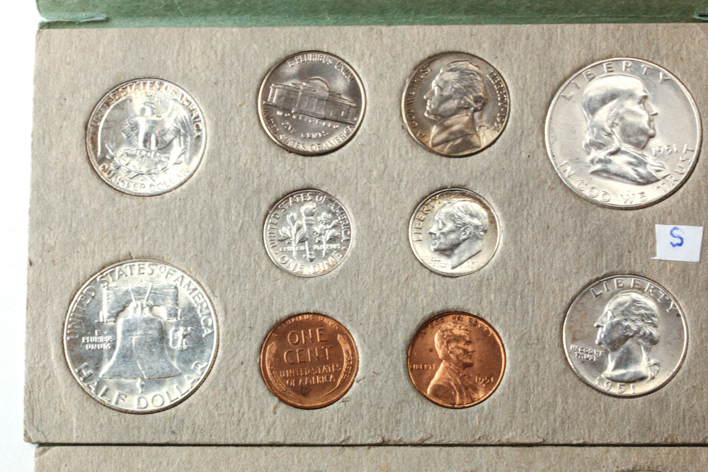1951 Uncirculated Coin Set From the United States Mint | EBTH