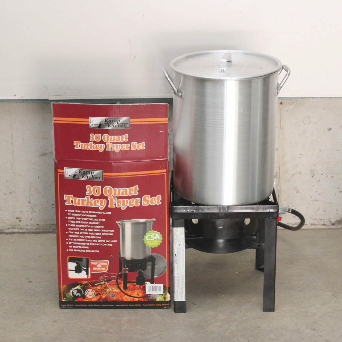 Kamp Kitchen 30 Quart Turkey Fryer Set EBTH   IMG 0535 