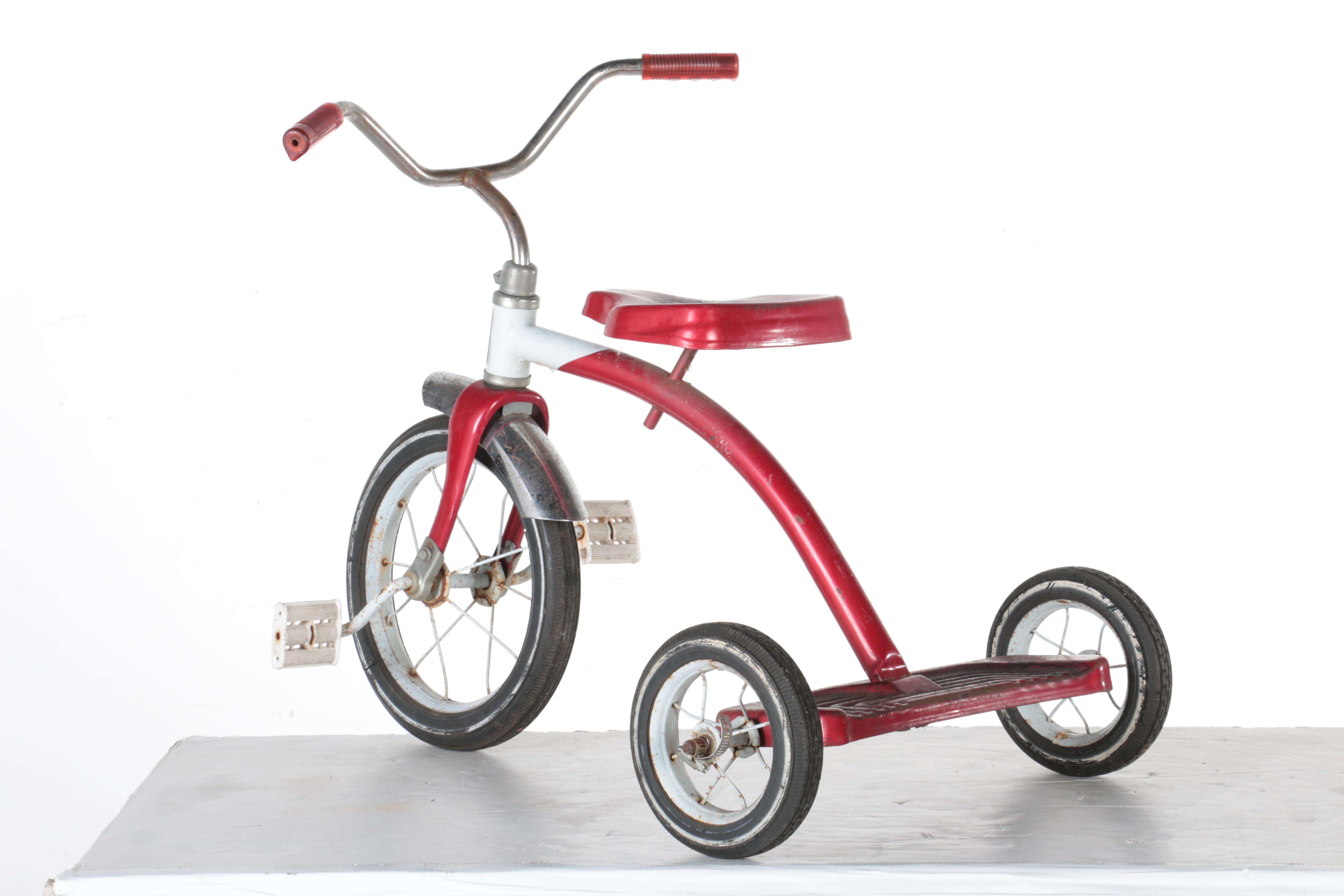 Vintage Red Roadmaster Trike EBTH