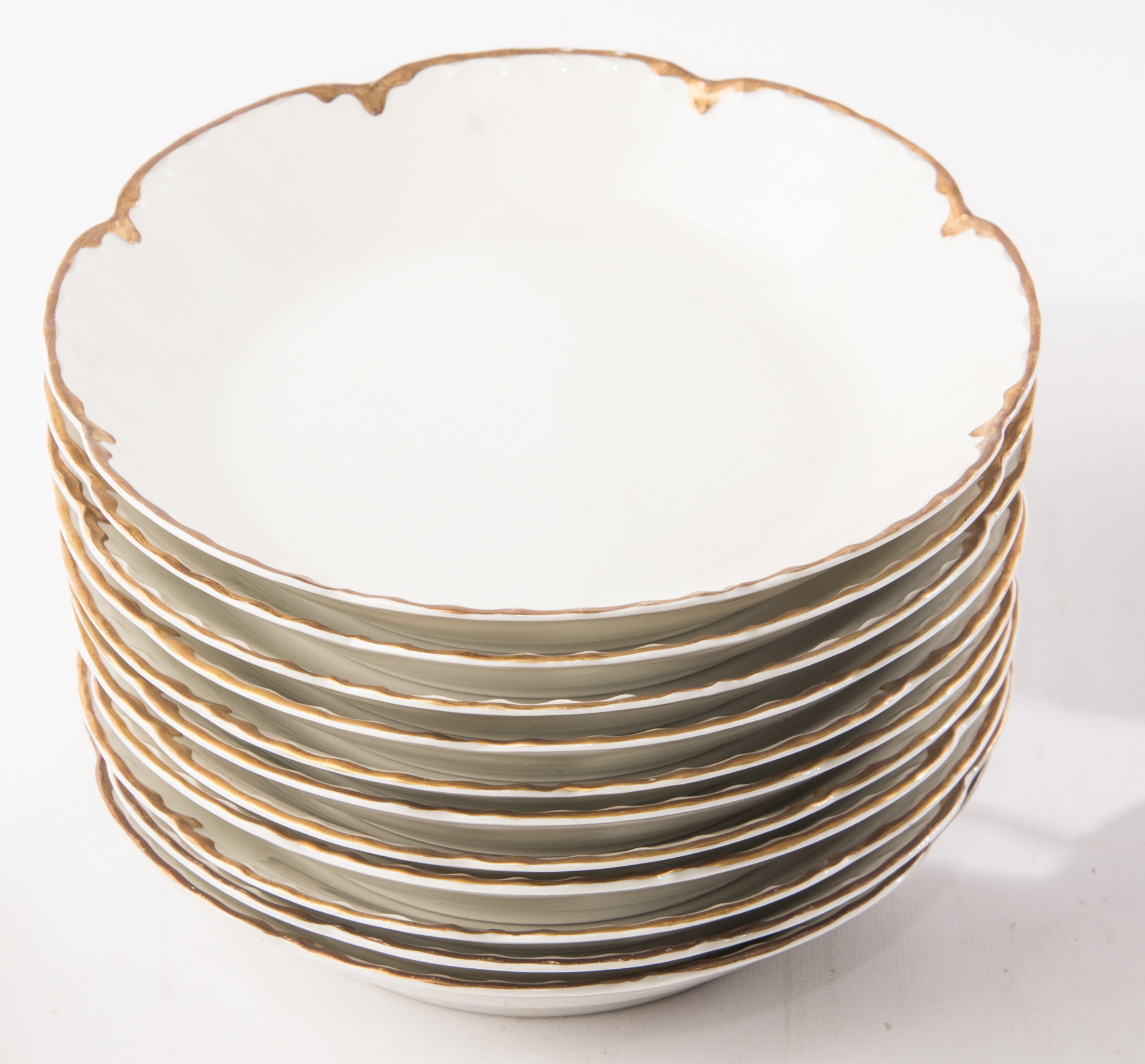 Haviland and Co. Limoges France Gold Trim "Ranson" Fine China Set EBTH