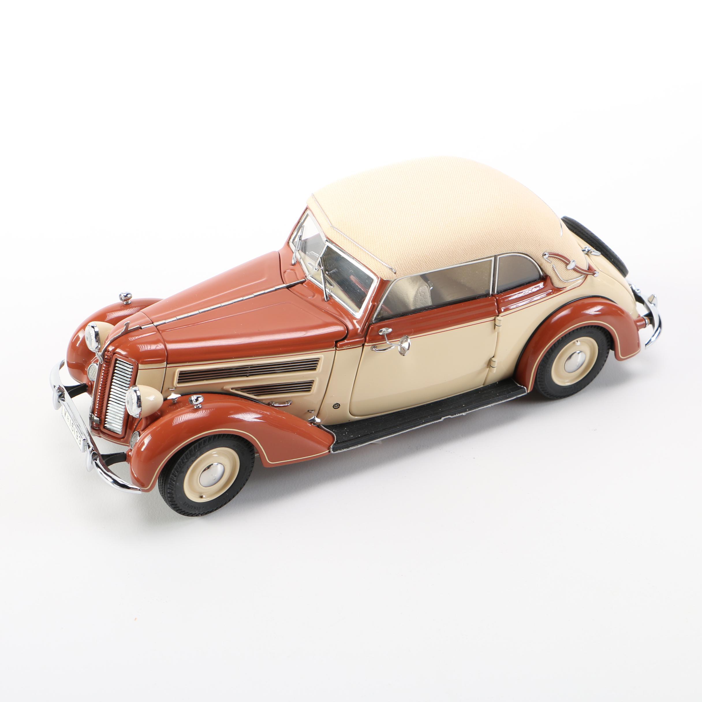 Audi 1938 Type 920 Cabriolet CMC – Échelle 1:24 – Comme Neuf – Modèle De Collection