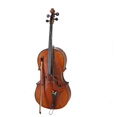 Cello With Bow and Case Cello With Bow and Case
