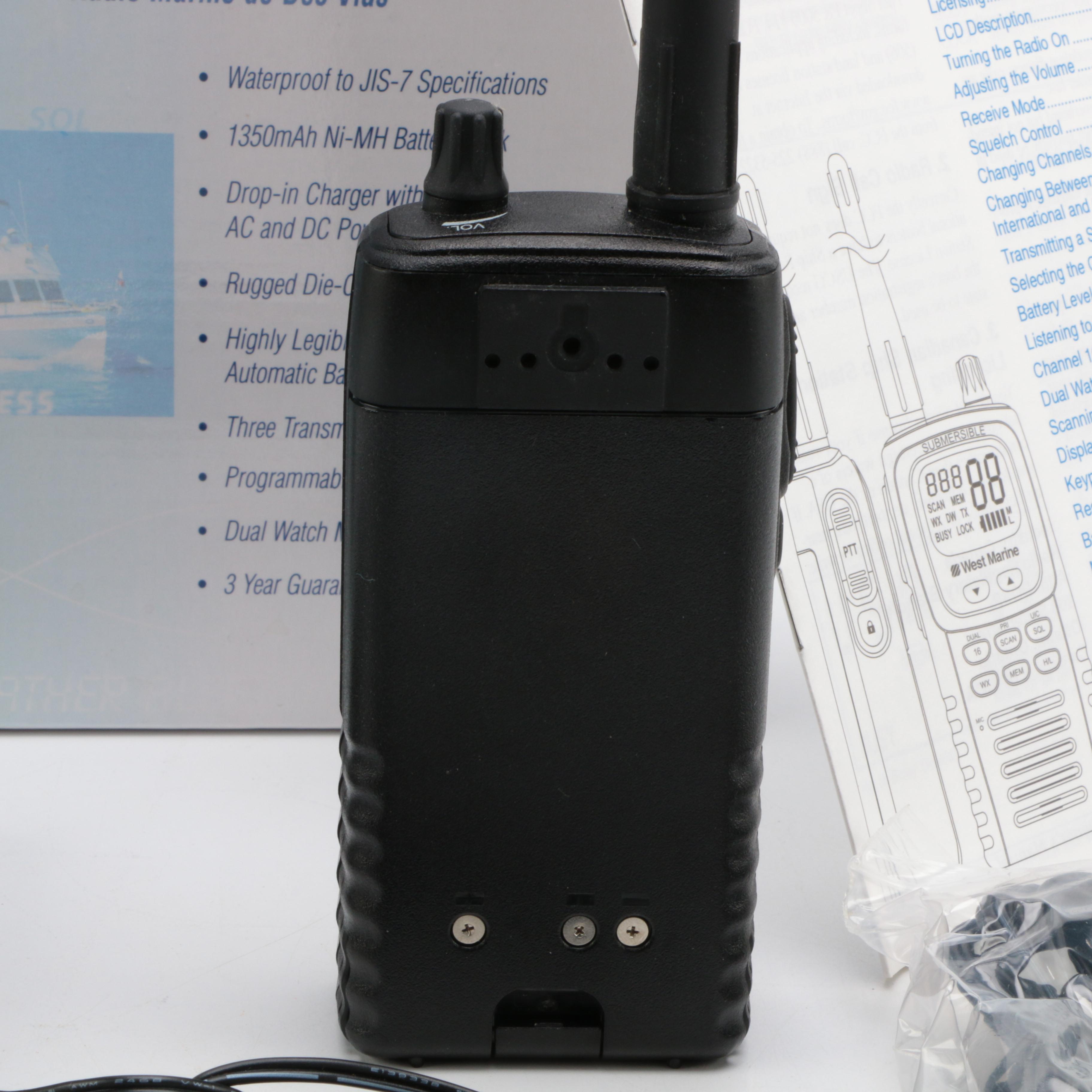 West Marine VHF100 TwoWay Marine Radio EBTH