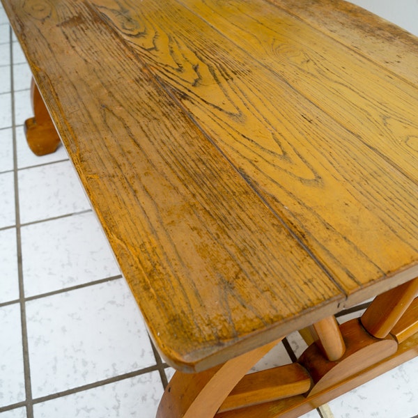 Rustic Vintage Coffee Table and Matching End Tables EBTH
