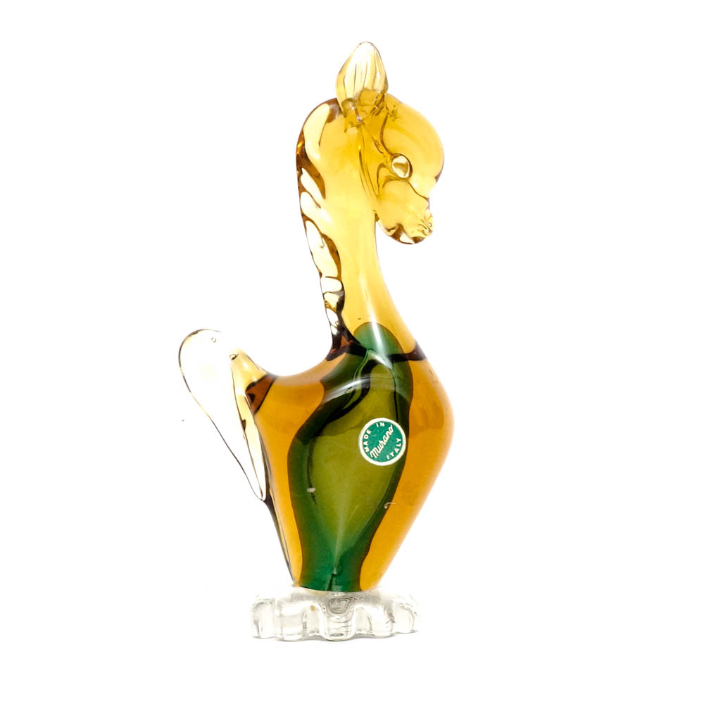Pair of Murano Italian Glass Figurines EBTH