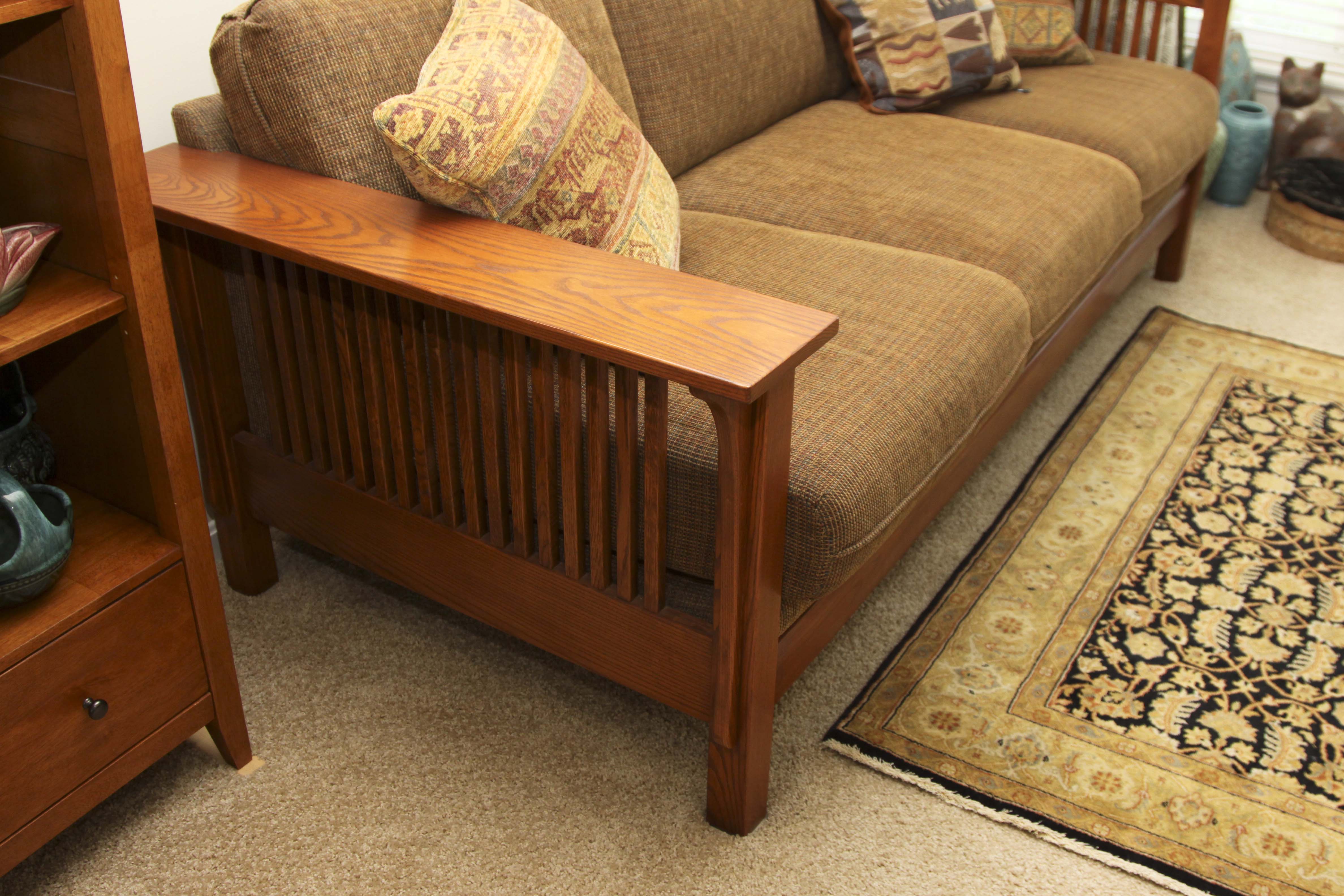 Mission Style Couch by Bassett EBTH