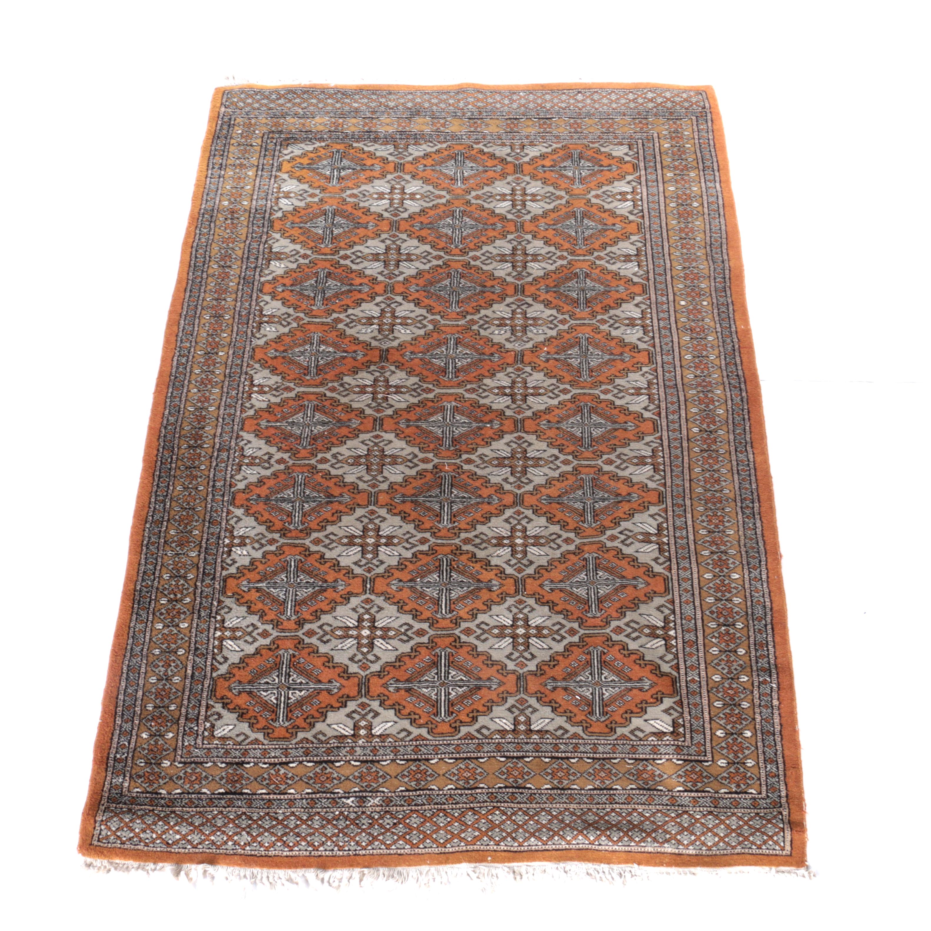 HandKnotted Bokhara Area Rug EBTH