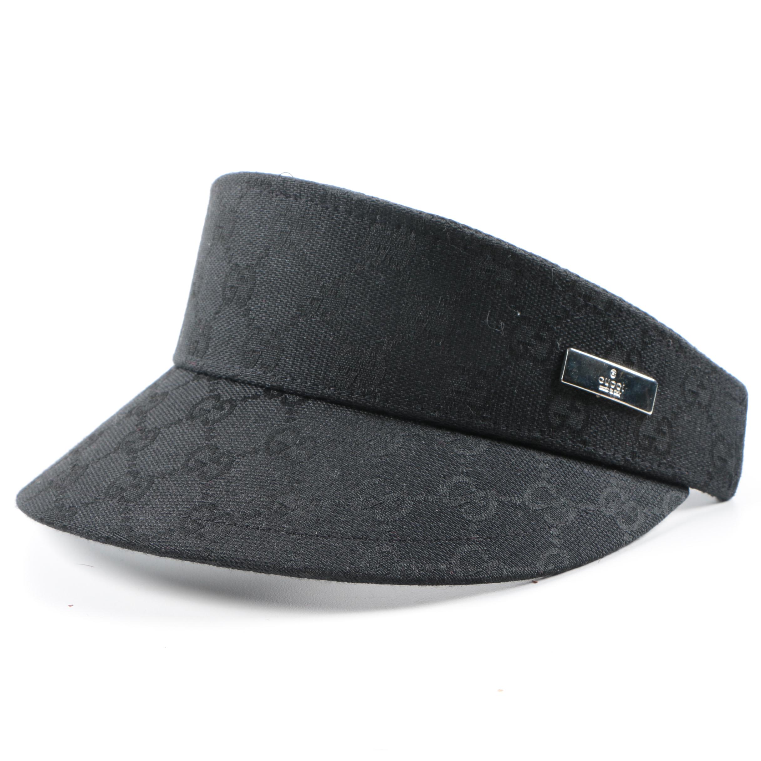 black gucci visor