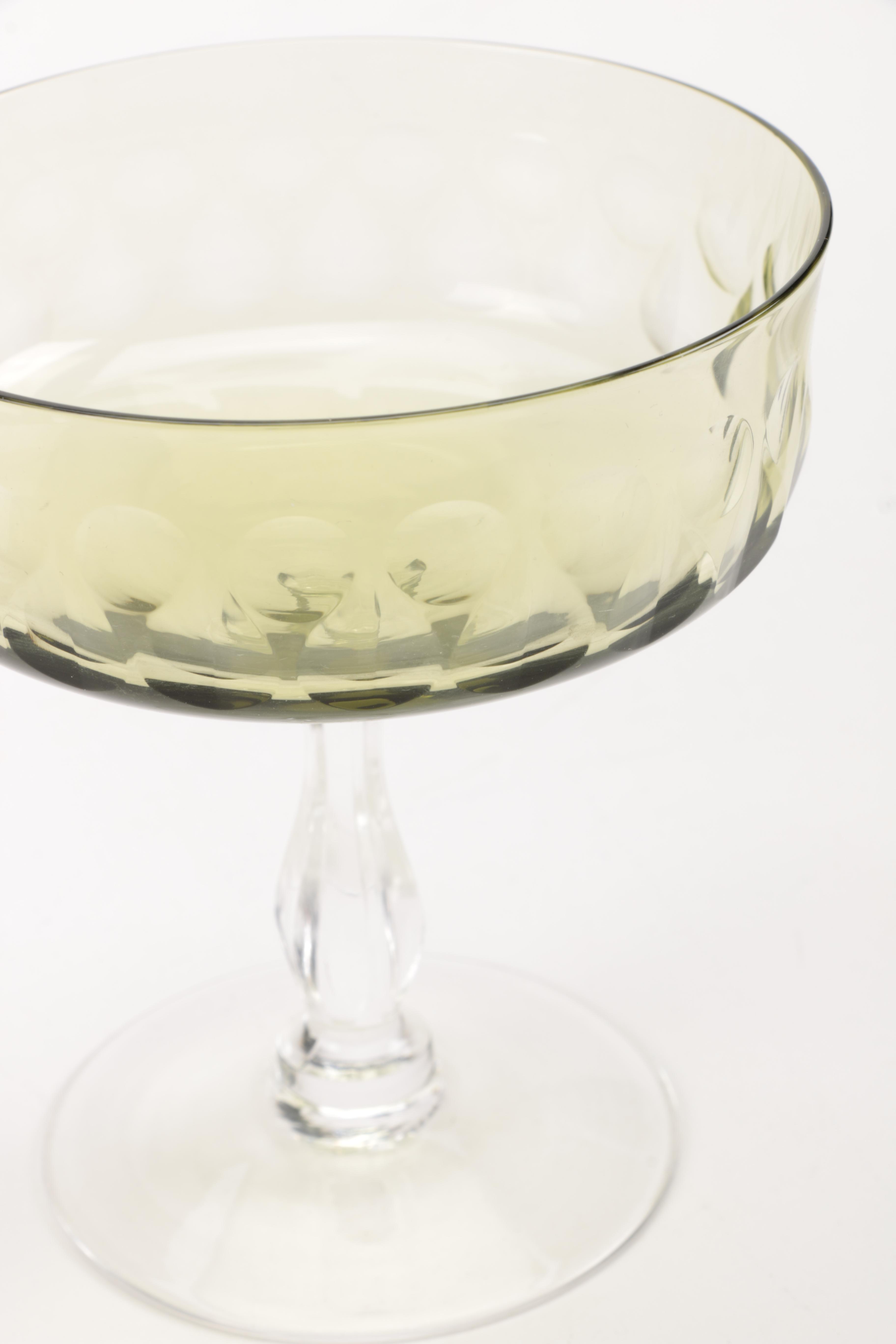 Vintage Noritake Green Glassware Circa 1974 1983 EBTH