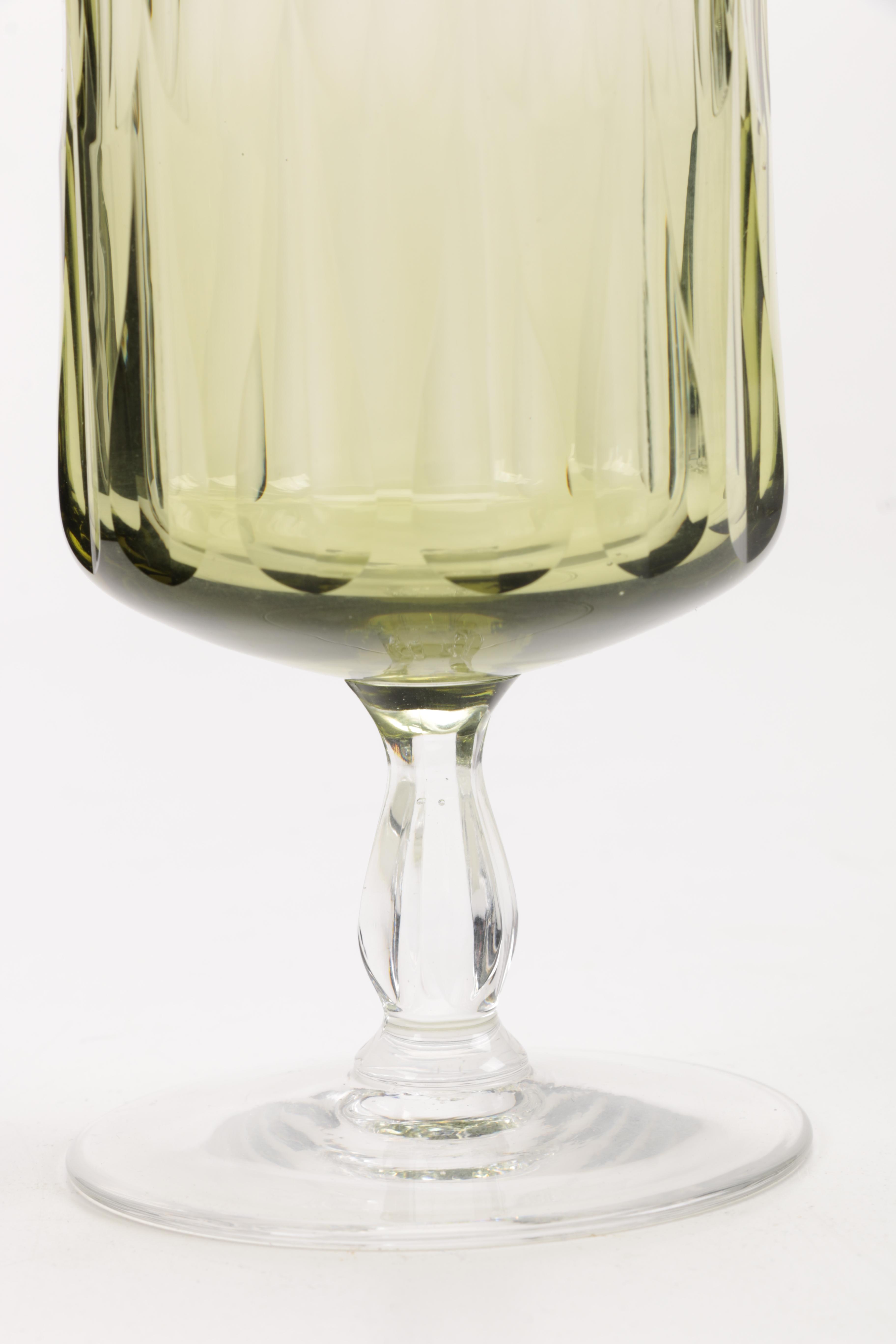 Vintage Noritake Green Glassware Circa 1974 1983 EBTH