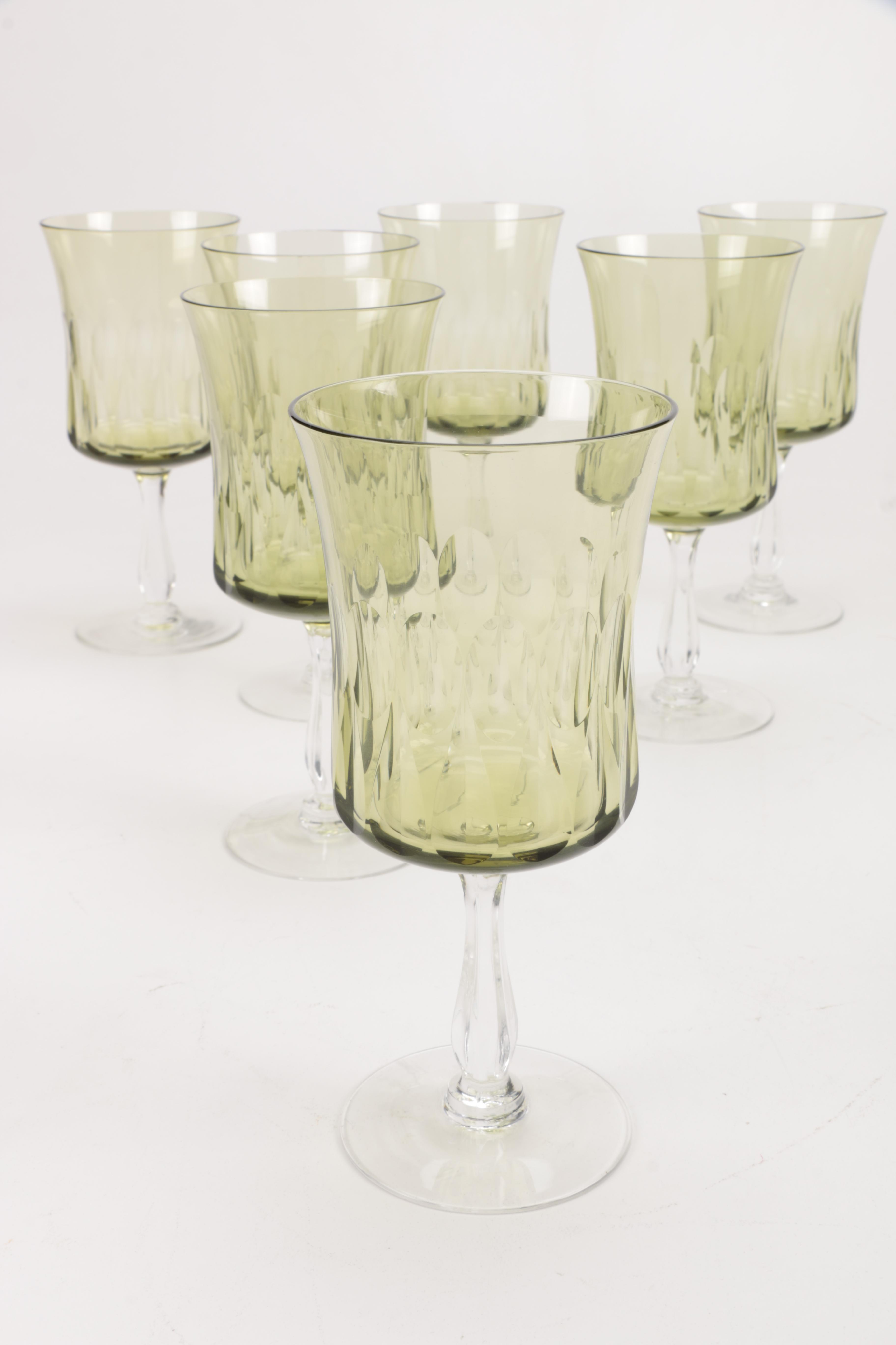 Vintage Noritake Green Glassware Circa 1974 1983 EBTH