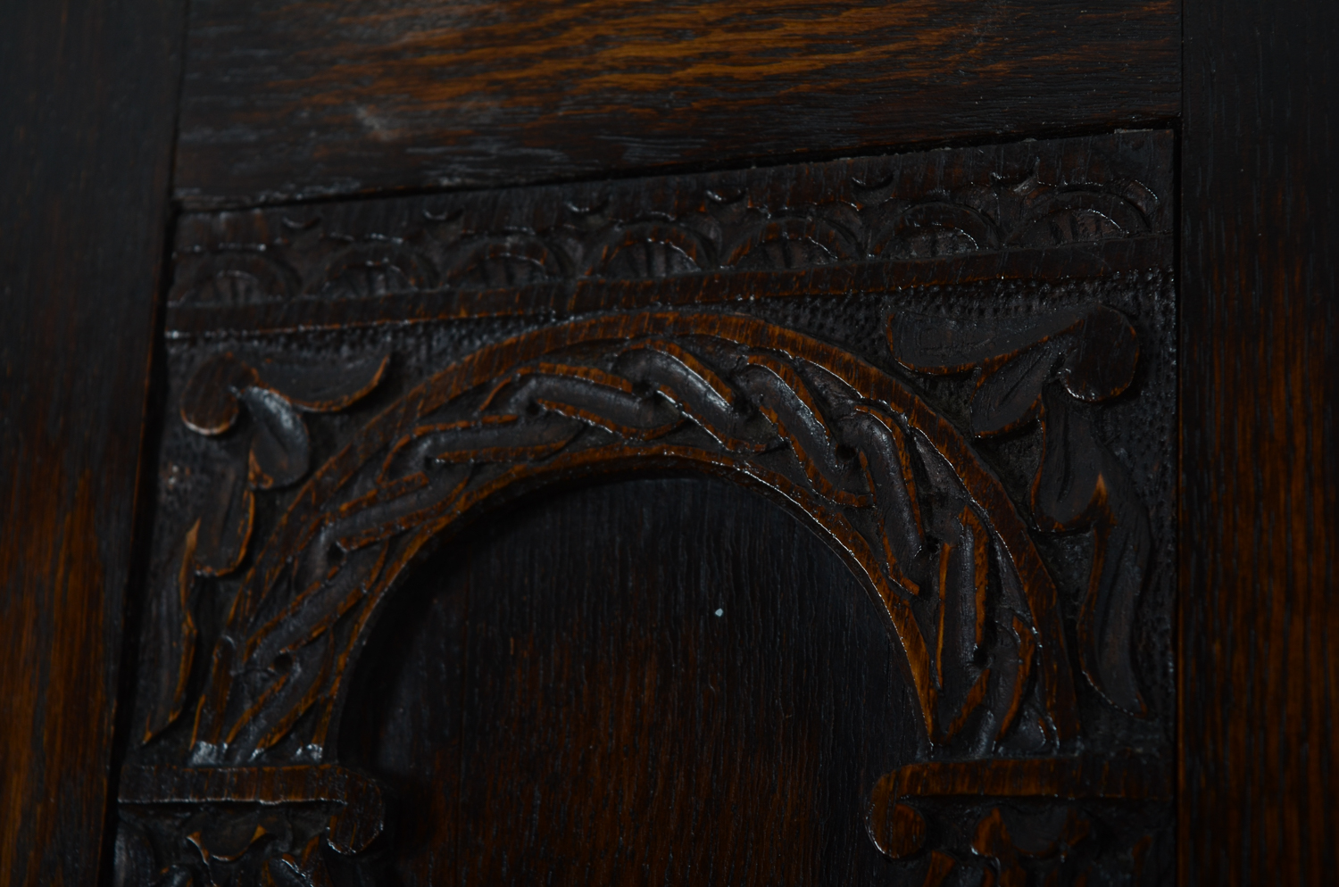 Antique English Oak Armoire EBTH