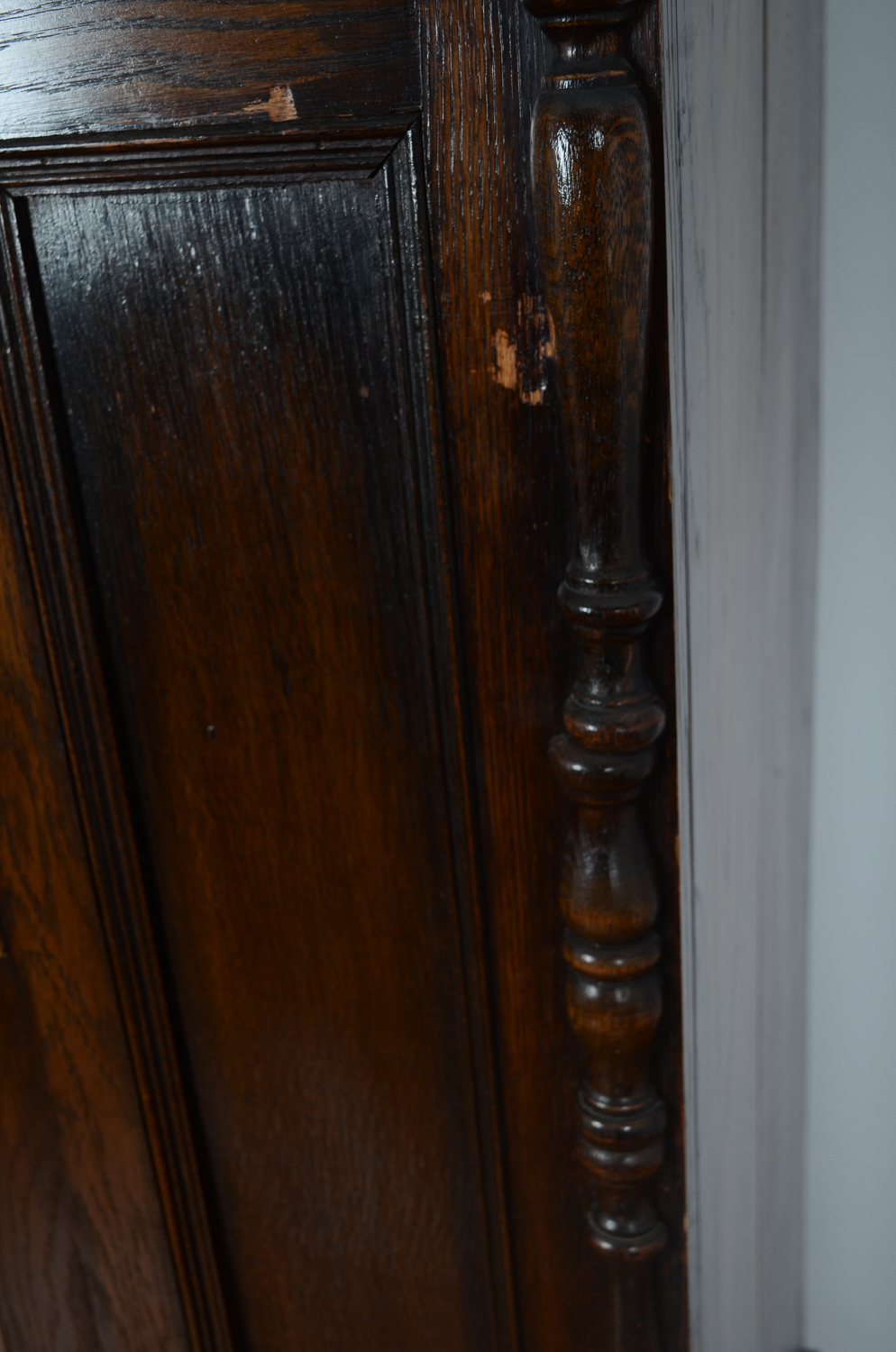 Antique English Oak Armoire EBTH