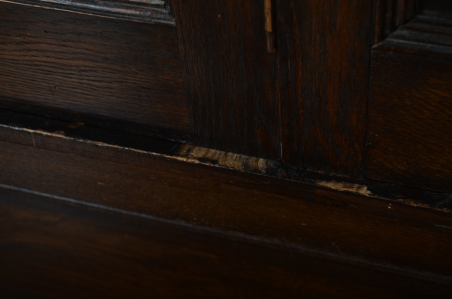 Antique English Oak Armoire EBTH