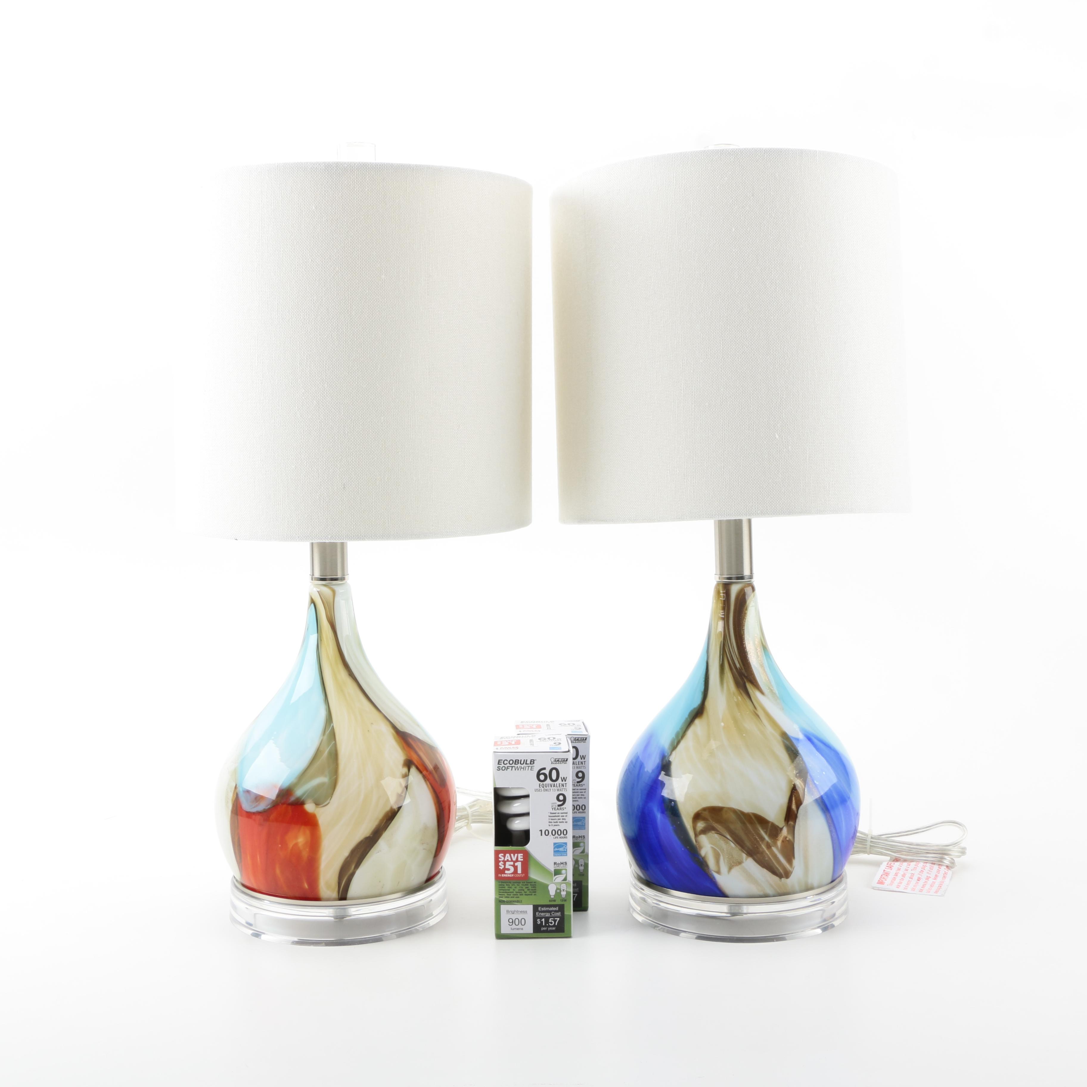 dreamer glass table lamp