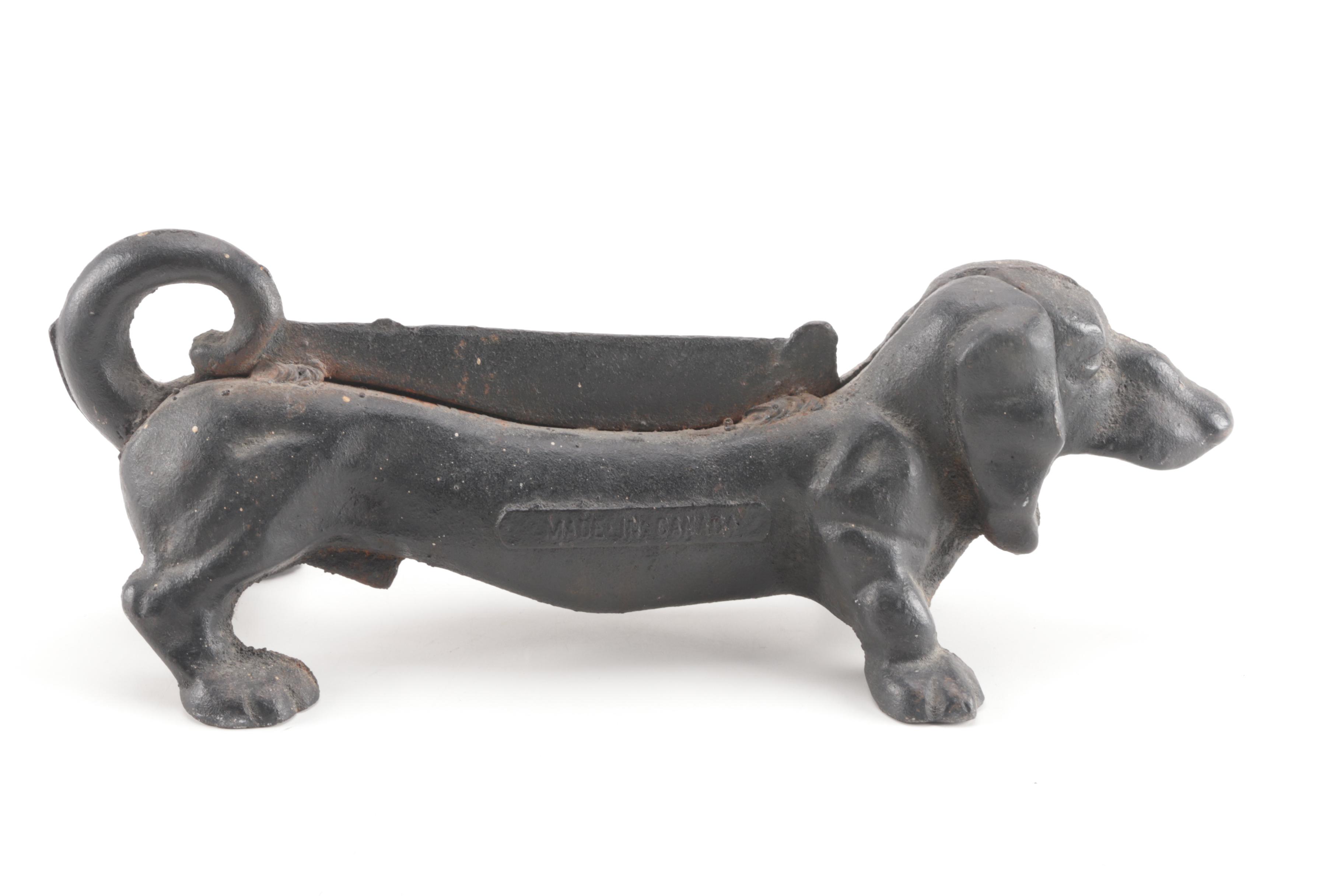 Cast Iron Dachshund Boot Scraper EBTH