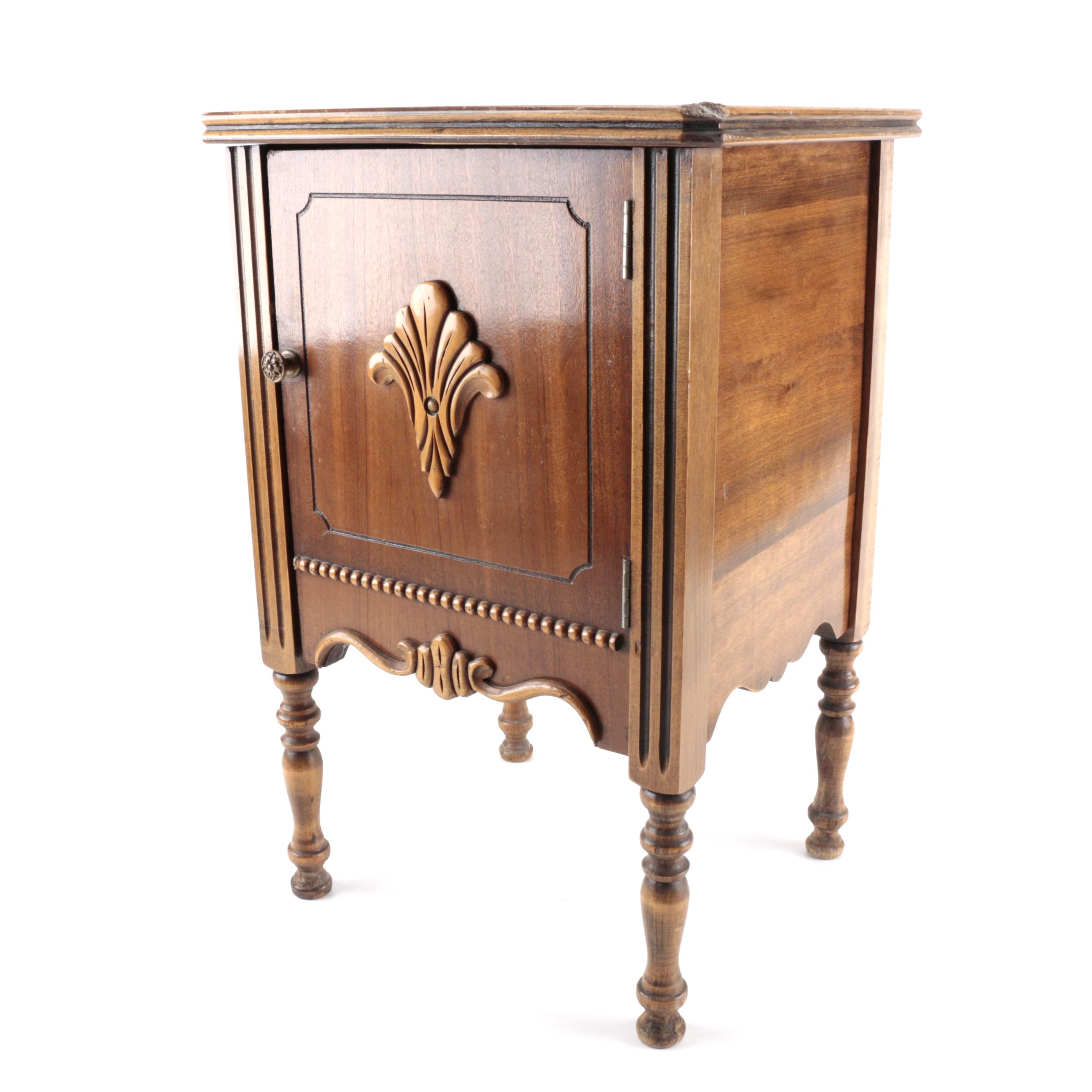 Vintage CopperLined Humidor Stand EBTH