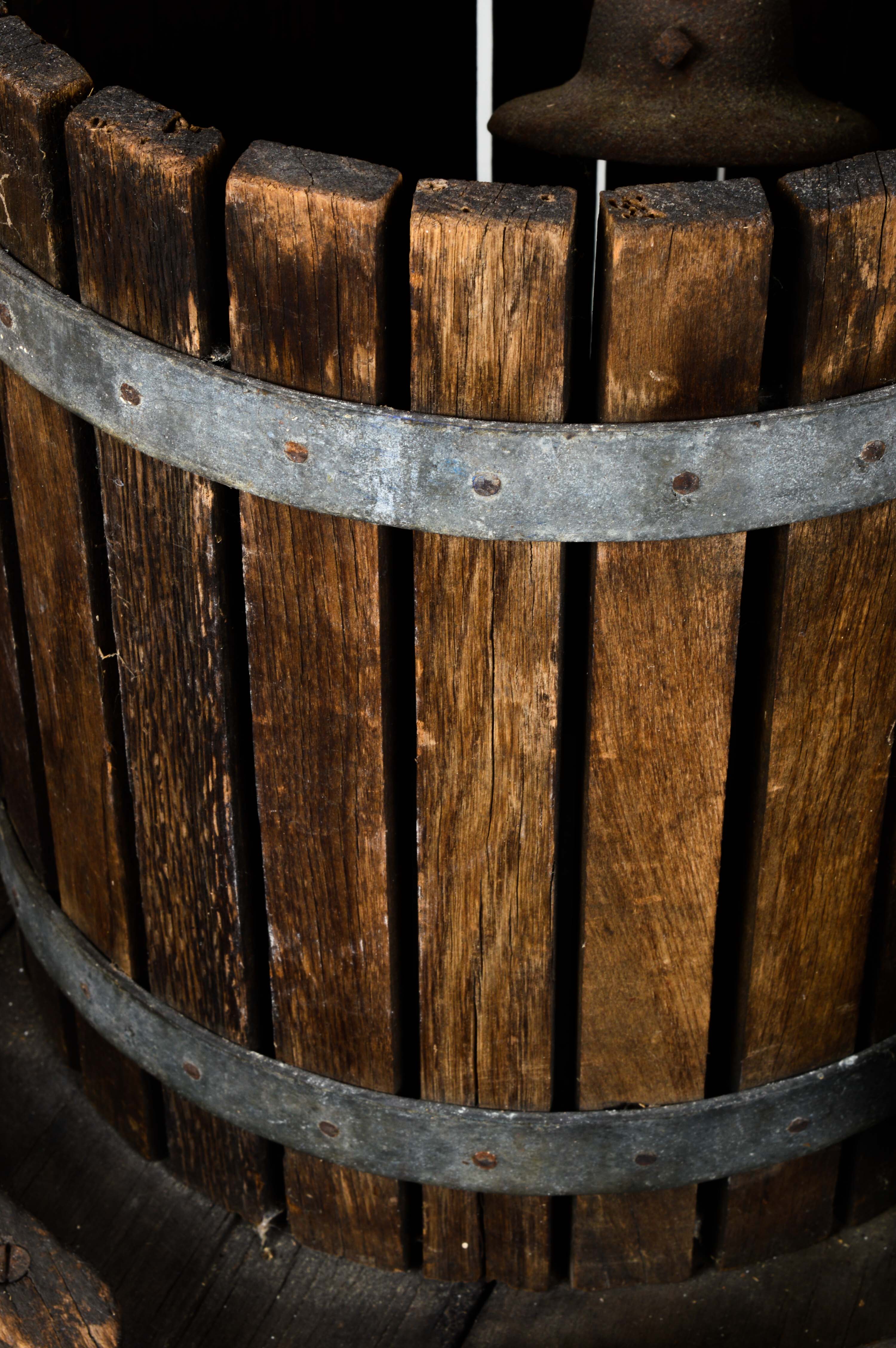 Vintage Wood Wine Press EBTH