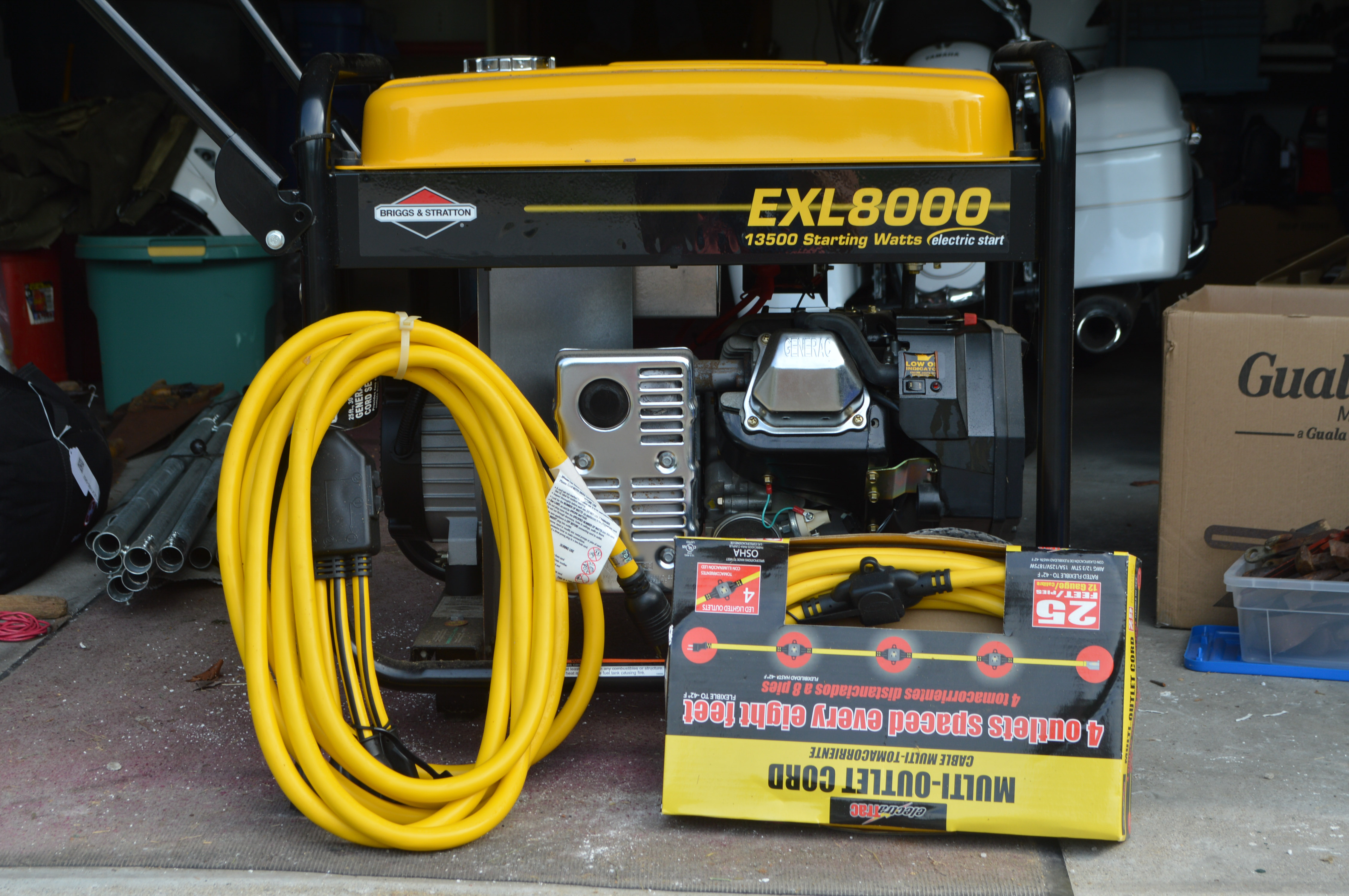 Safeway Gas Station Medford Oregon Briggs & Stratton Exl8000 Generator