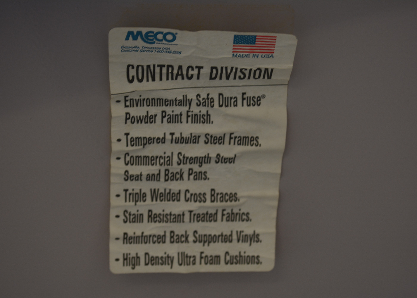 Meco Card Table and Folding Chair Set EBTH