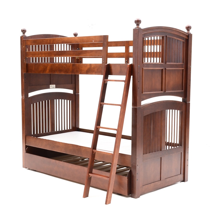 Stanley Twin Bunk Beds with Trundle Bed : EBTH