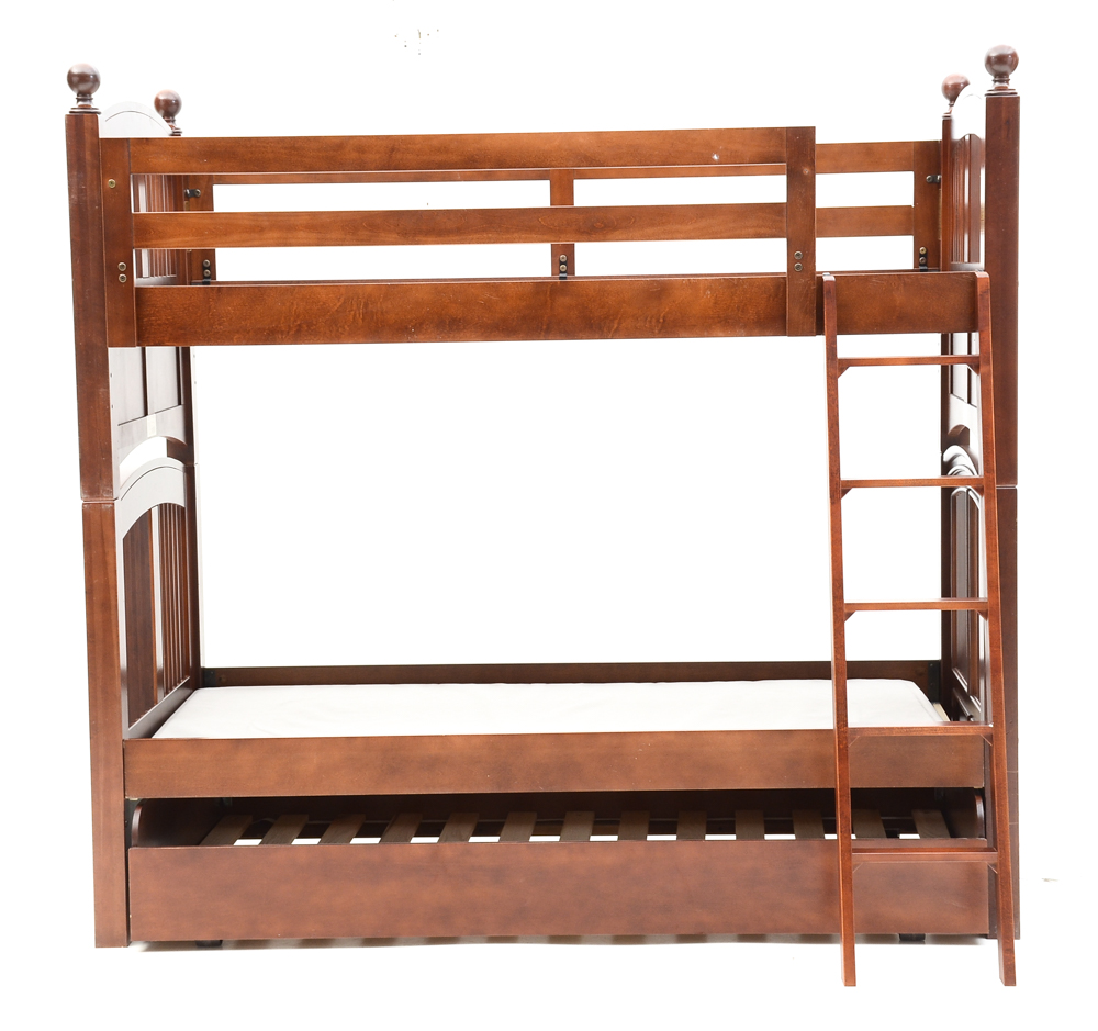 Stanley Twin Bunk Beds with Trundle Bed | EBTH