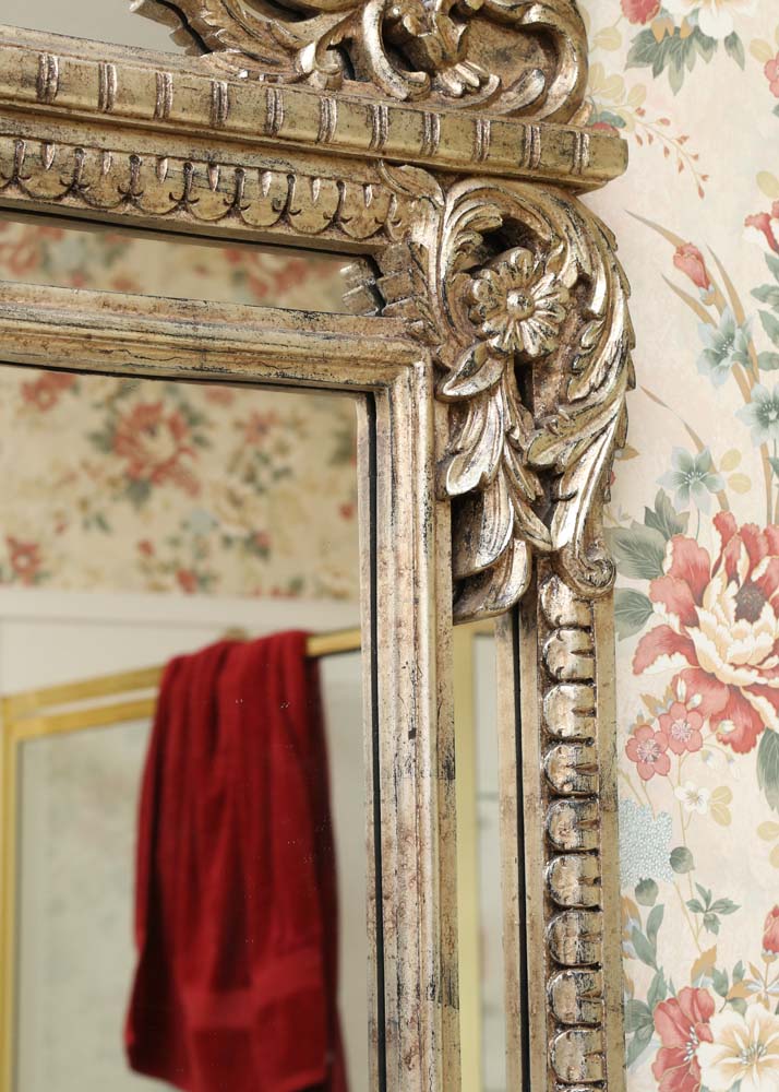 Pair of Baroque Vanity Mirrors EBTH