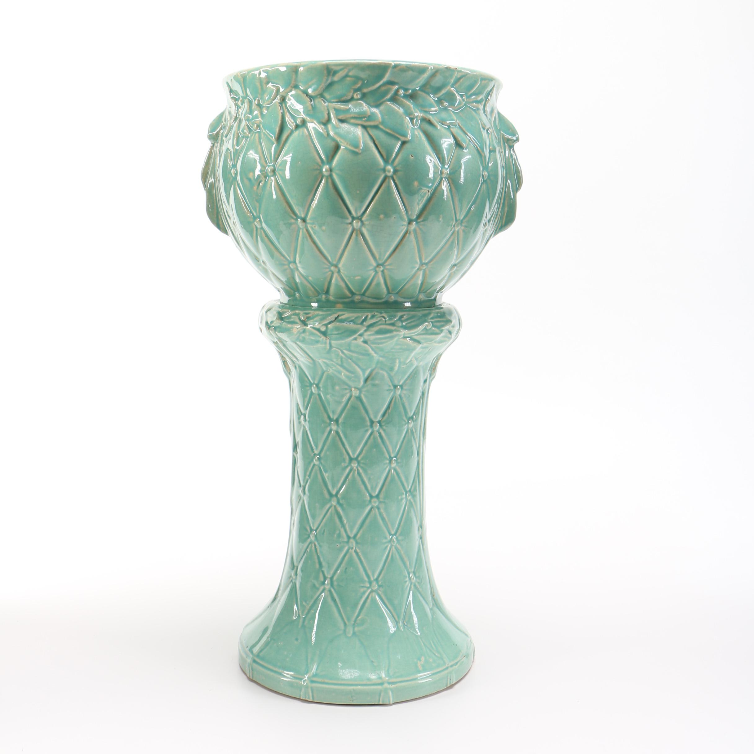 Vintage McCoy Quilted Jardiniere Planter | EBTH