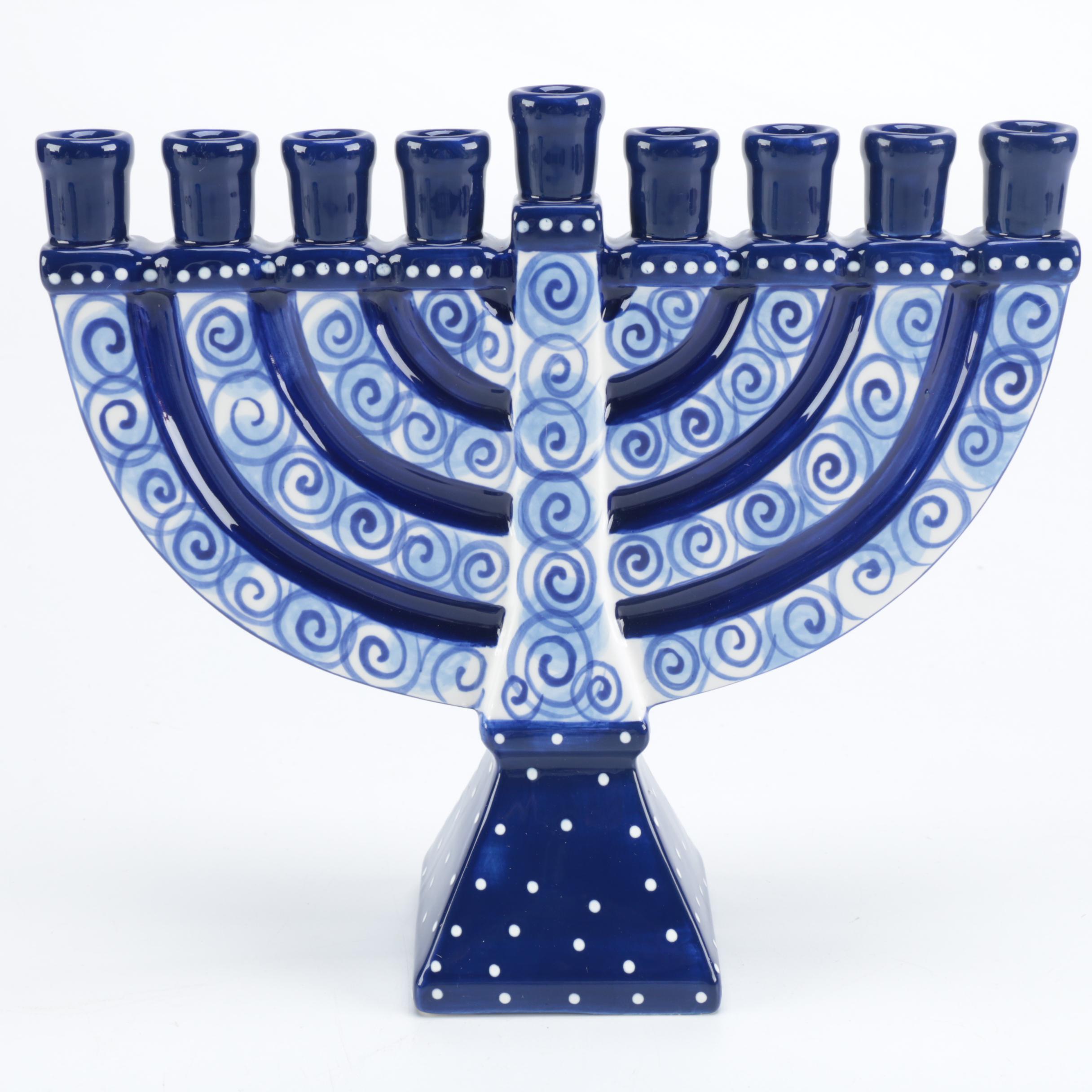 Ceramic Menorah EBTH
