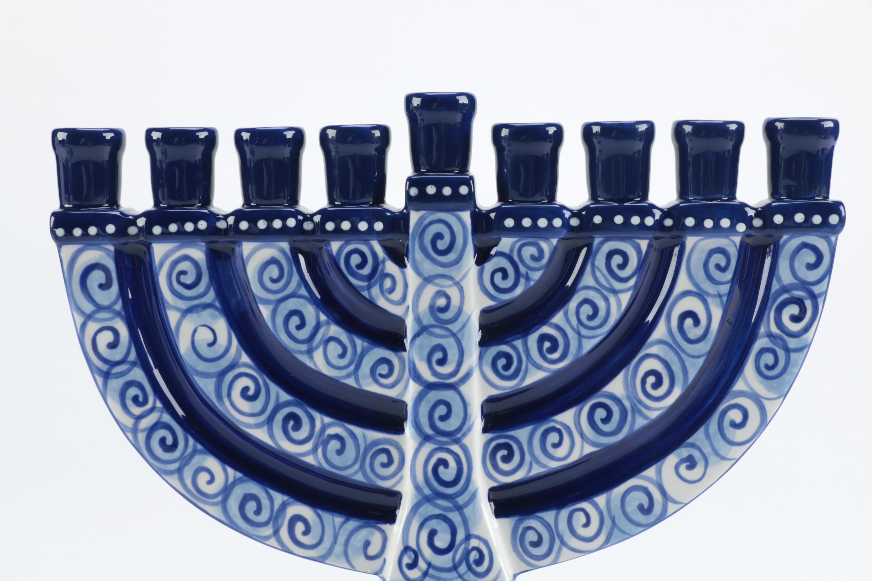 Ceramic Menorah EBTH