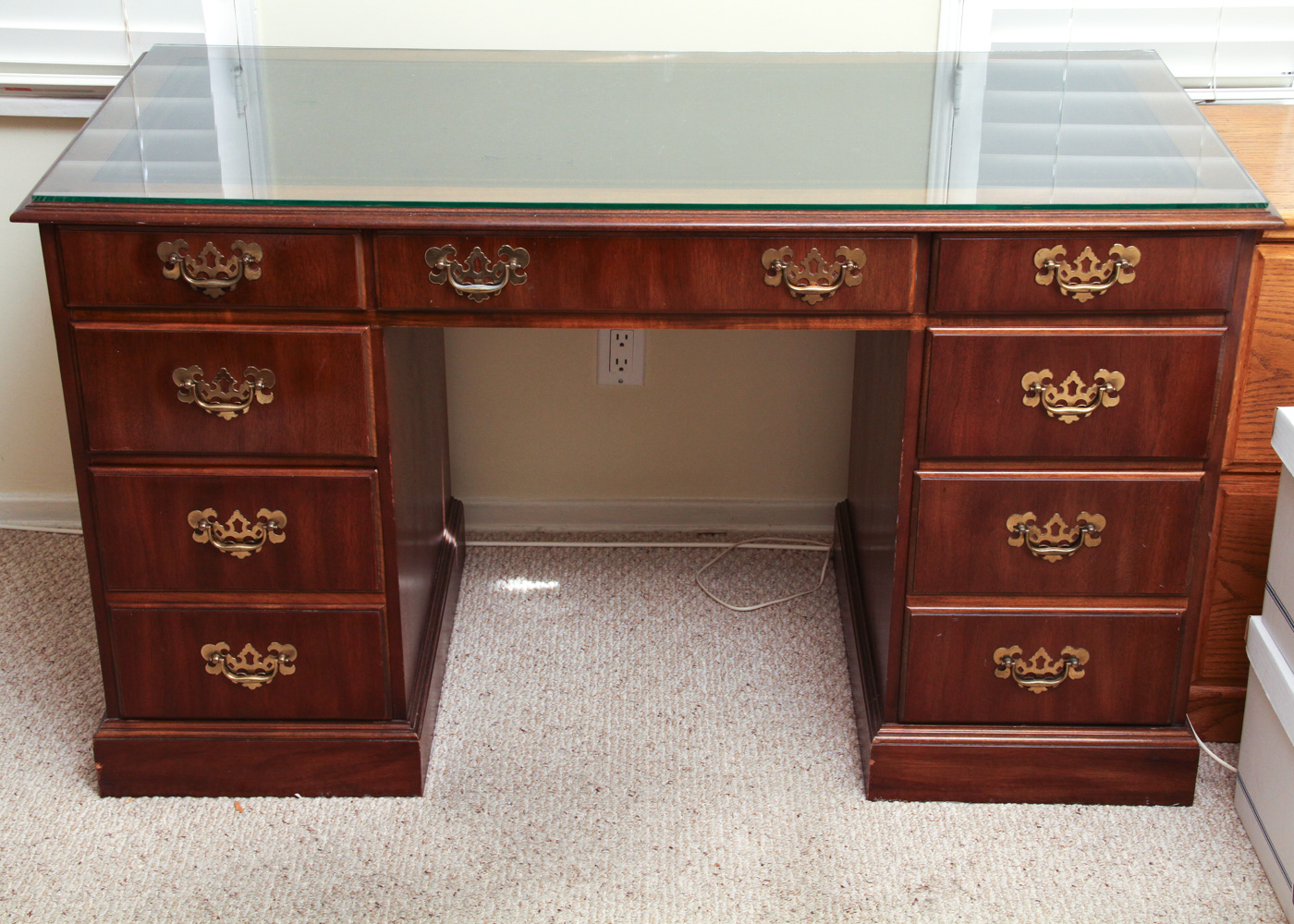 National Mt. Airy Executive Desk EBTH