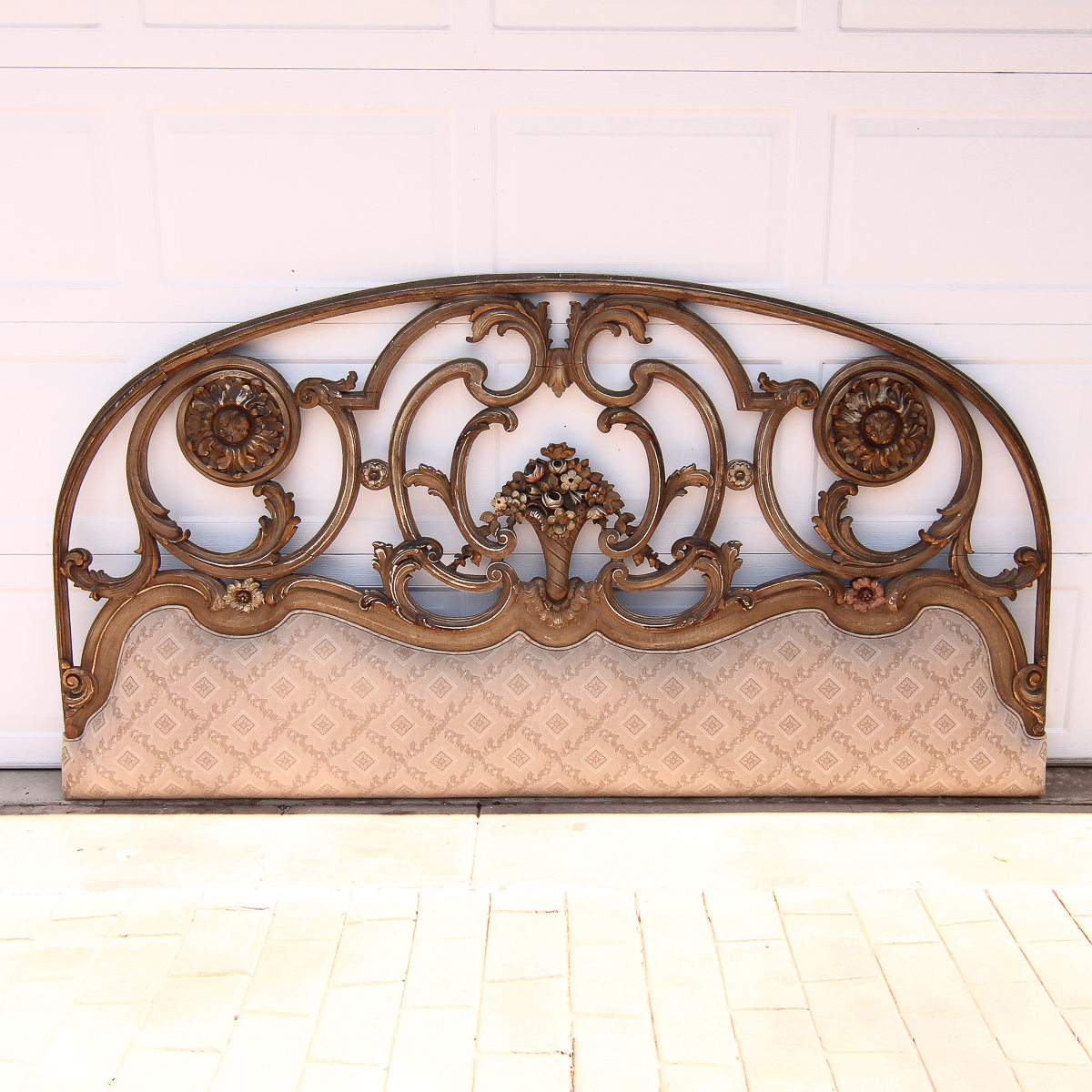 Vintage French Provincial Style King Size Headboard EBTH