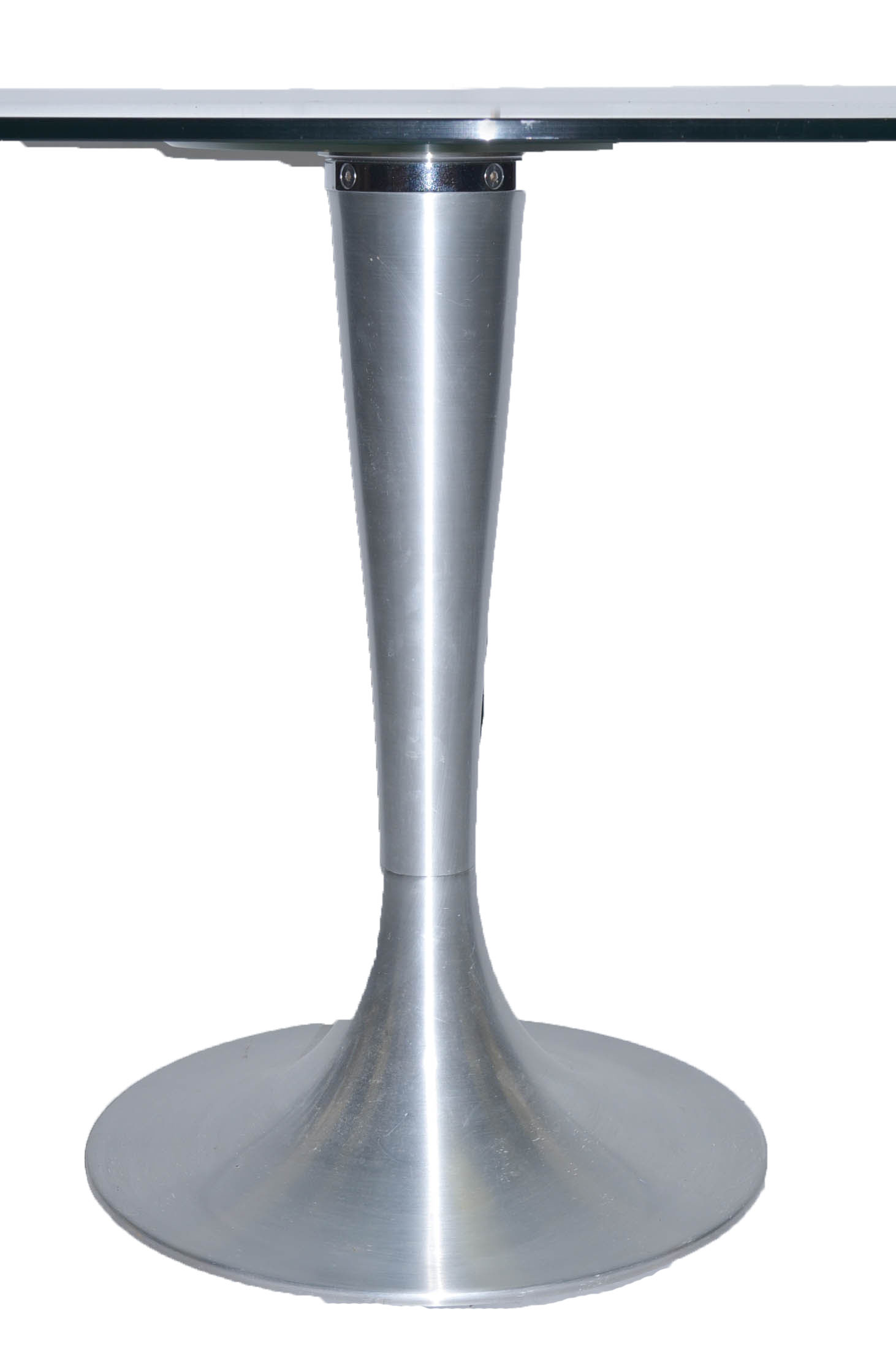 Modern Glass Top Tulip Dining Table EBTH