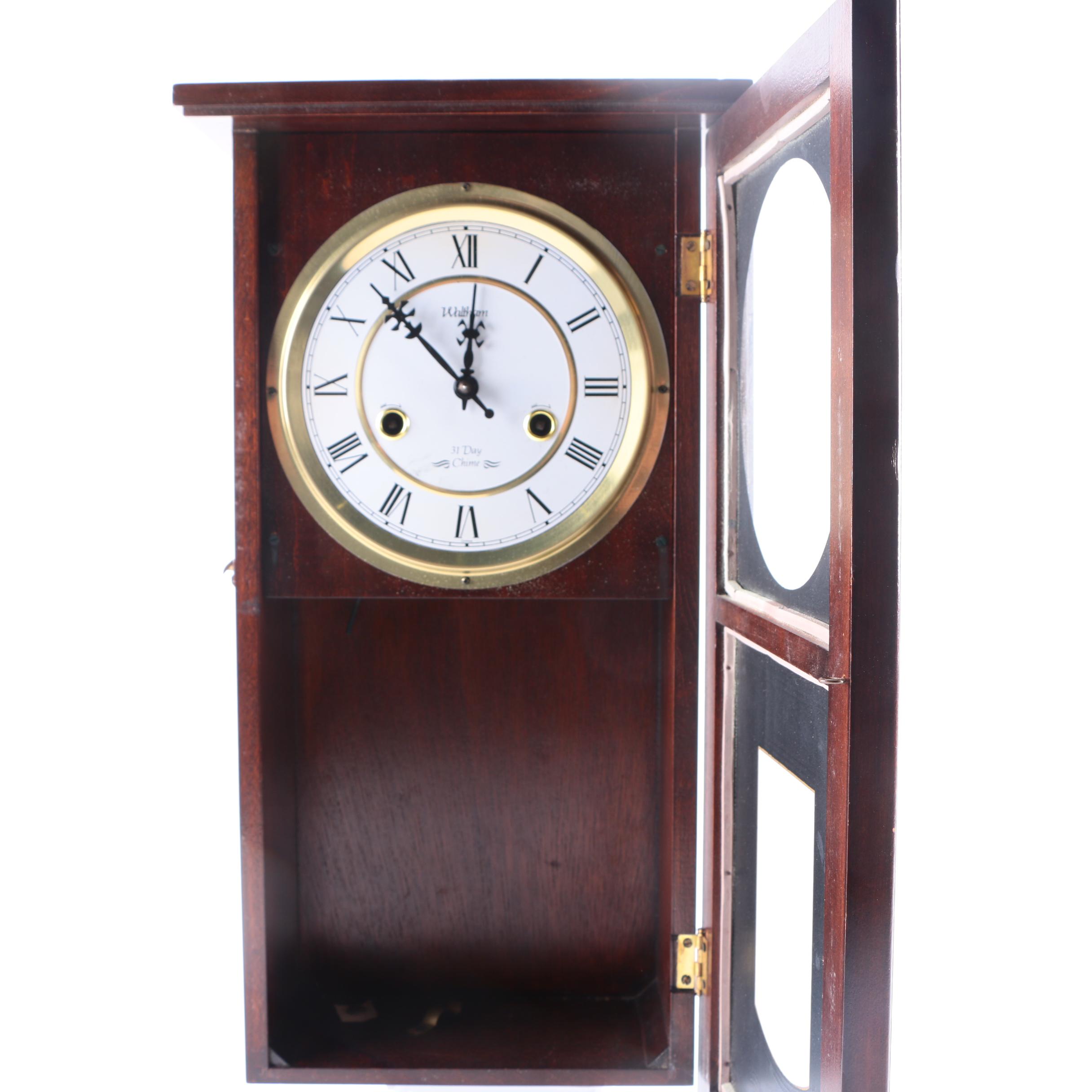Waltham 31 Day Chime Pendulum Clock EBTH