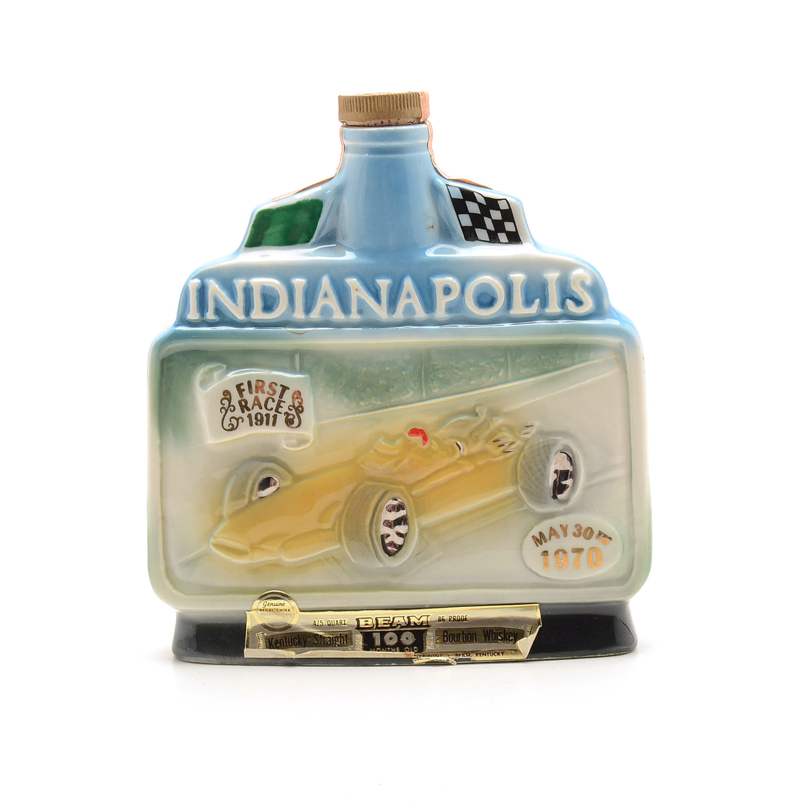 1970 Jim Beam Indianapolis 500 Whiskey Decanter EBTH