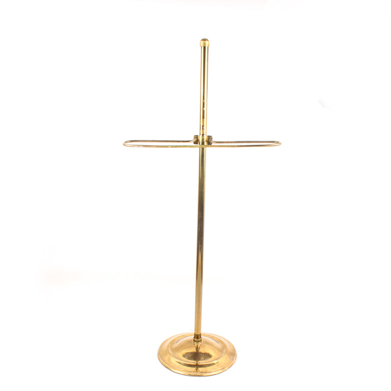 Vintage Brass Clothing Rack EBTH